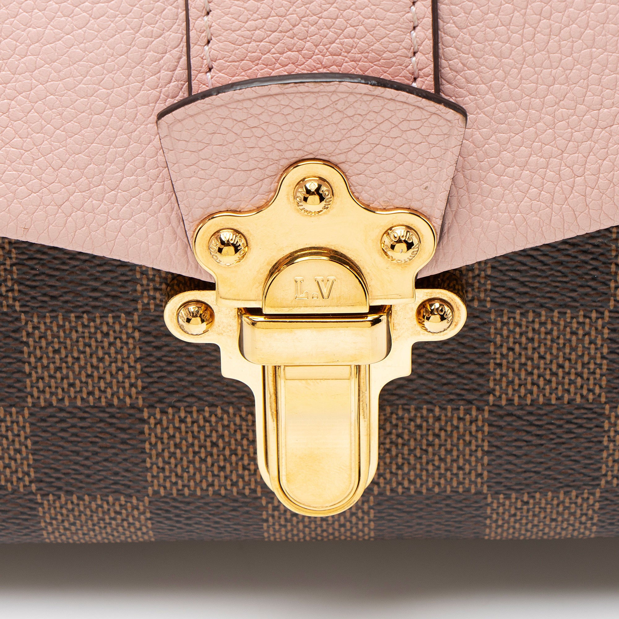 Louis Vuitton Damier Ebene Calfskin Clapton PM Shoulder Bag