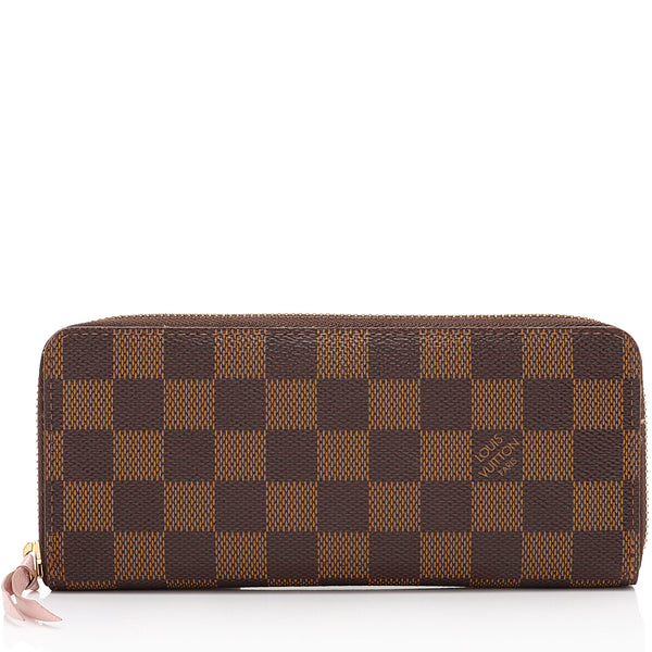 Louis Vuitton Damier Ebene Clemence Wallet (SHF-bERHGs) - Main Image
