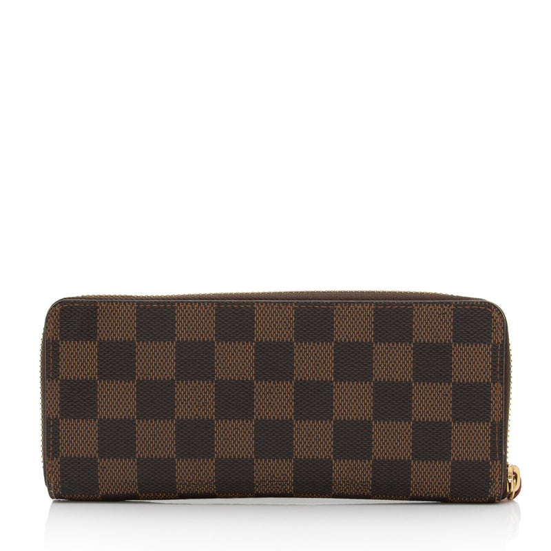 Louis Vuitton Damier Ebene Clemence Wallet (SHF-W6HCkn)