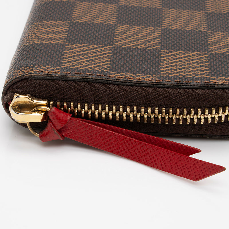 Louis Vuitton Damier Ebene Clemence Wallet (SHF-W6HCkn)