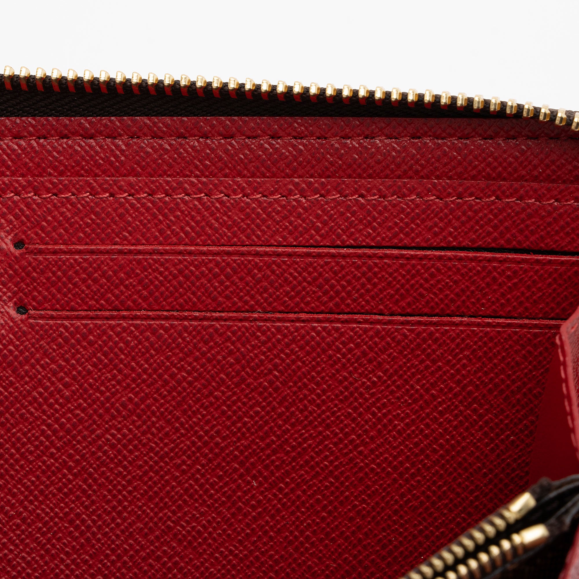 Louis Vuitton Damier Ebene Clemence Wallet (SHF-Qb1yII)