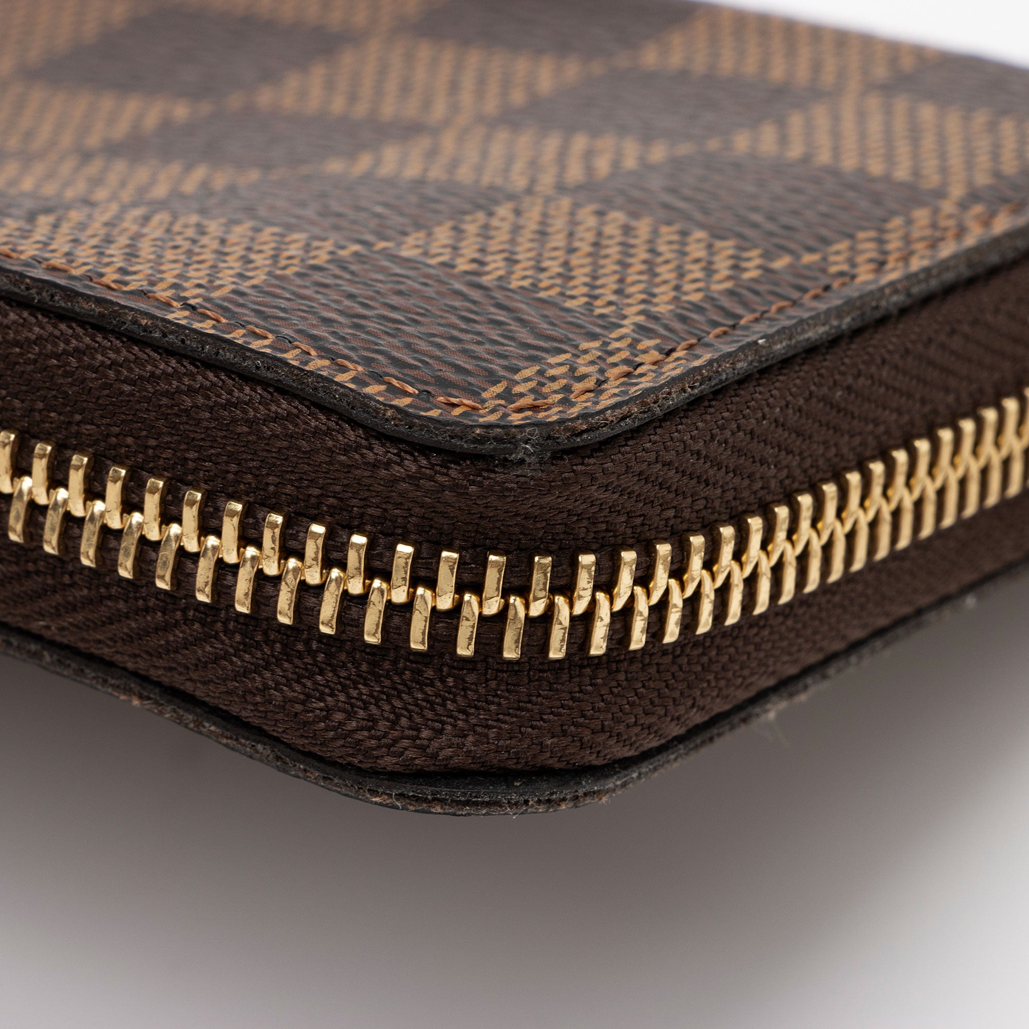Louis Vuitton Damier Ebene Clemence Wallet (SHF-Qb1yII)