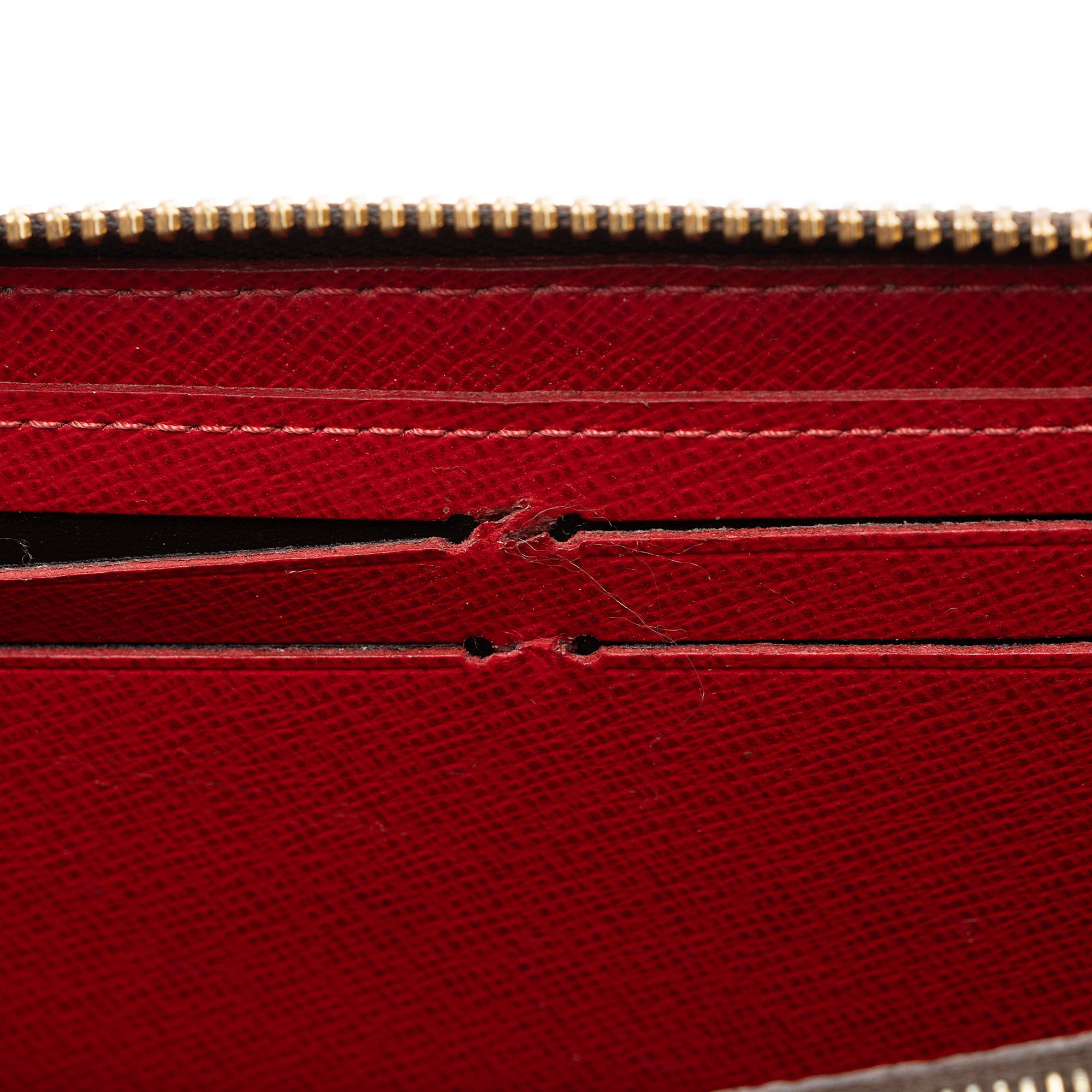 Louis Vuitton Damier Ebene Clemence Wallet (SHF-1hs9VV)