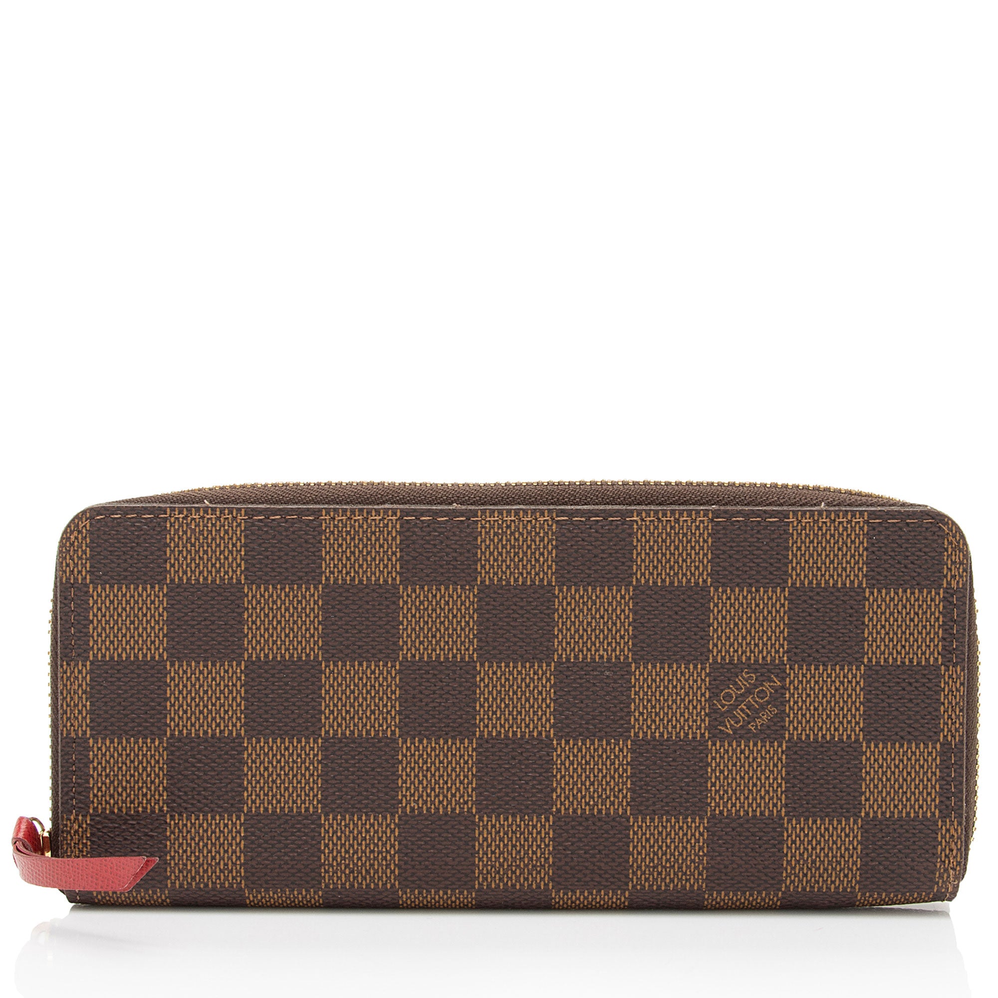 Louis Vuitton Damier Ebene Clemence Wallet (SHF-1hs9VV)