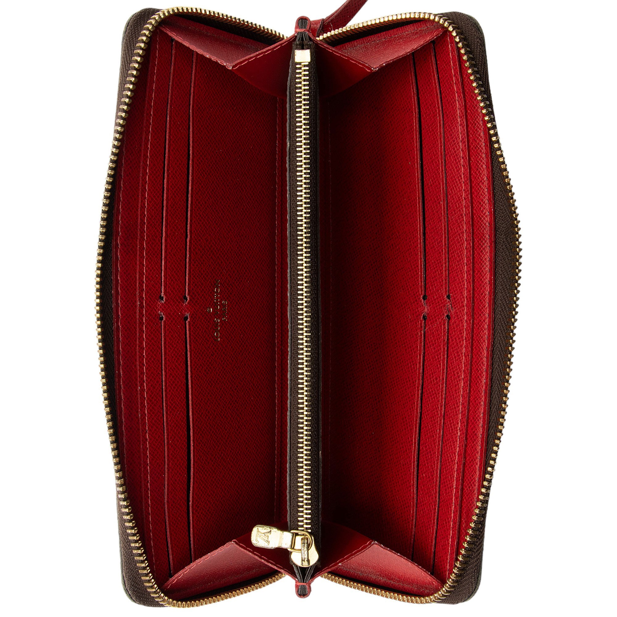 Louis Vuitton Damier Ebene Clemence Wallet (SHF-1hs9VV)