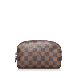 Louis Vuitton Damier Ebene Cosmetic Pouch PM SHG S1rm3L LuxeDH
