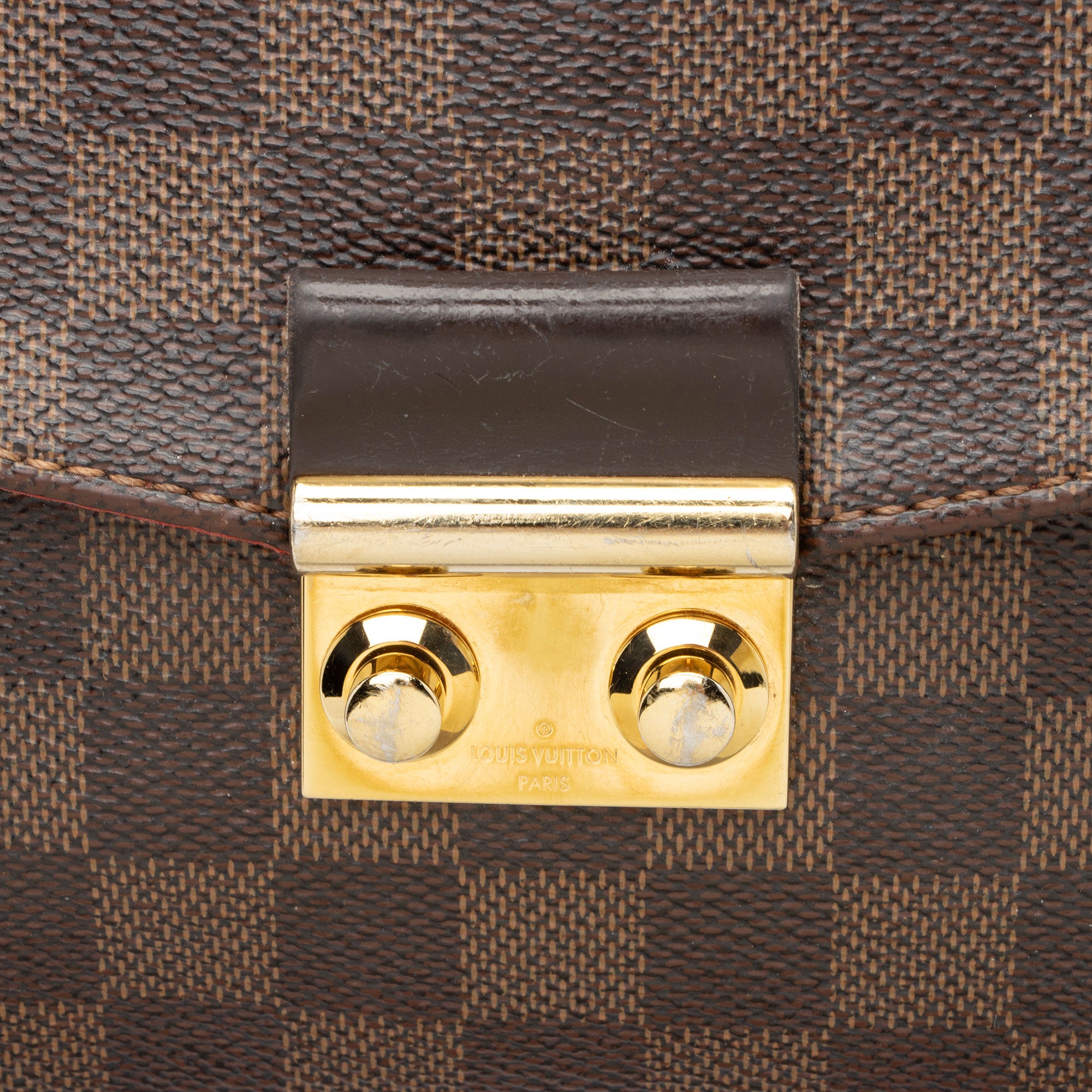 Louis Vuitton Damier Ebene Croisette Shoulder Bag