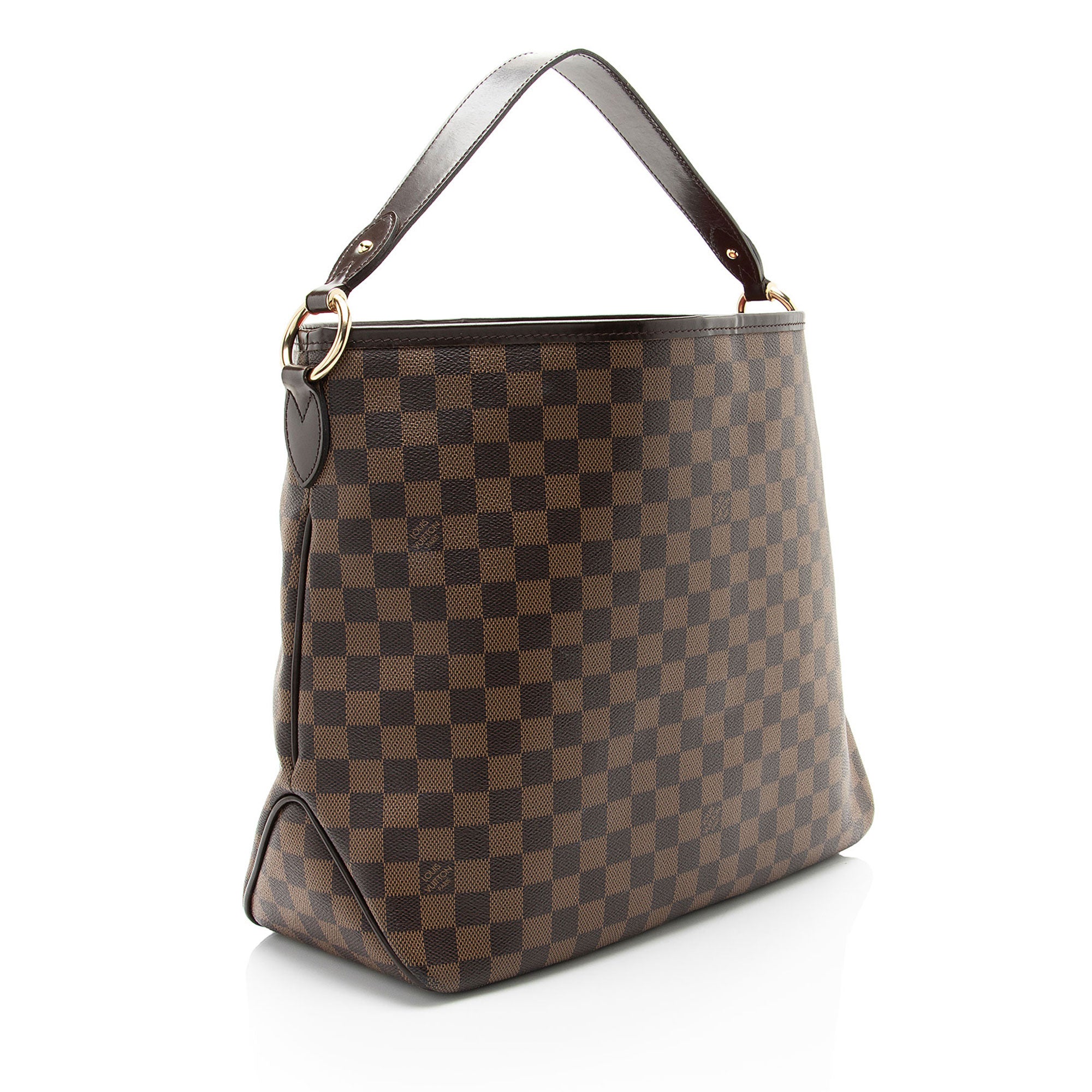Louis Vuitton Damier Ebene Delightful MM Shoulder Bag (SHF-p9B0GM)