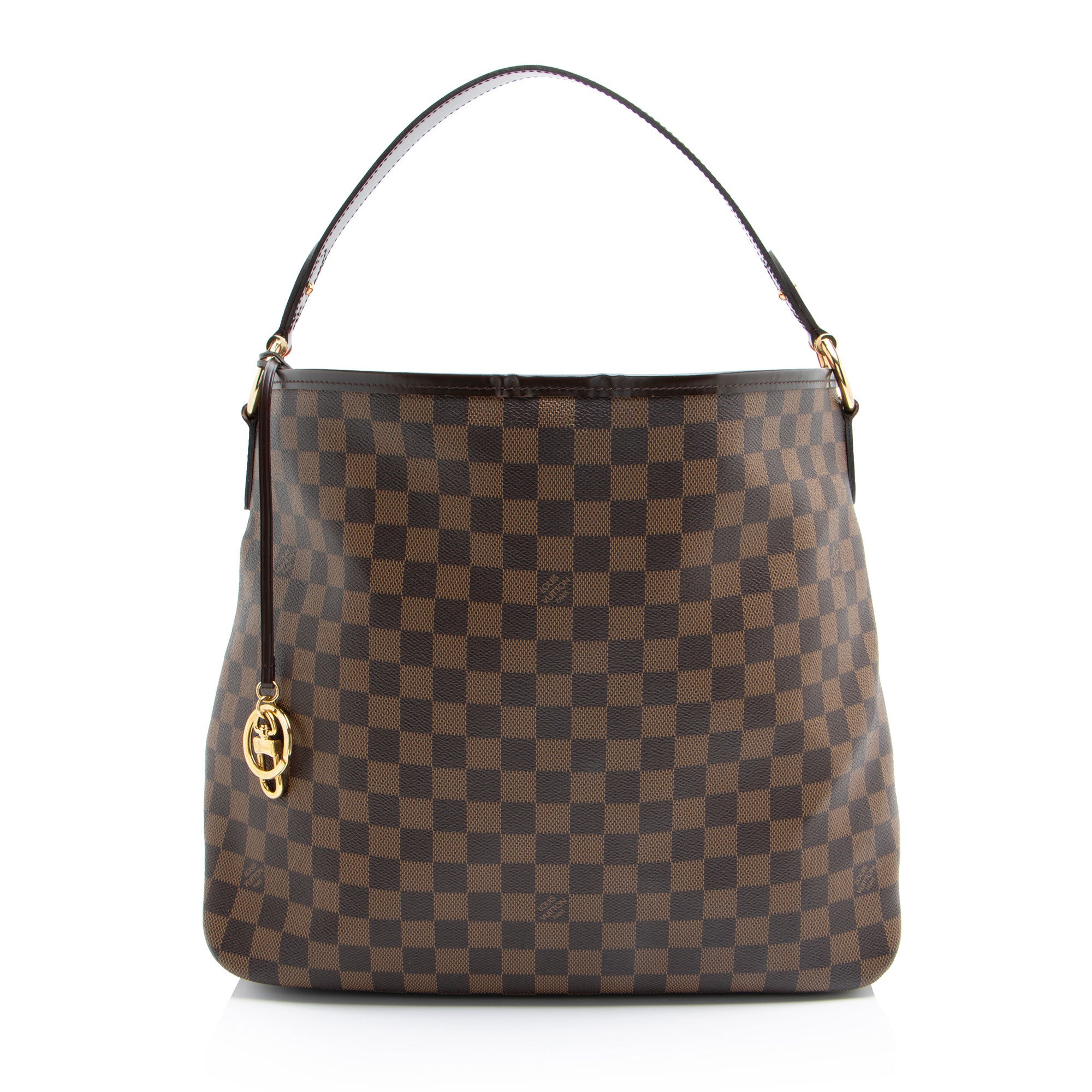 Louis Vuitton Damier Ebene Delightful MM Shoulder Bag (SHF-BIQzOW)