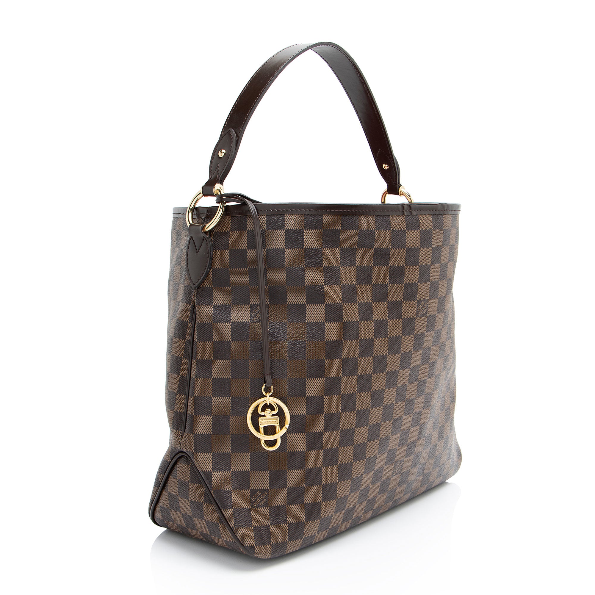 Louis Vuitton Damier Ebene Delightful MM Shoulder Bag (SHF-BIQzOW)