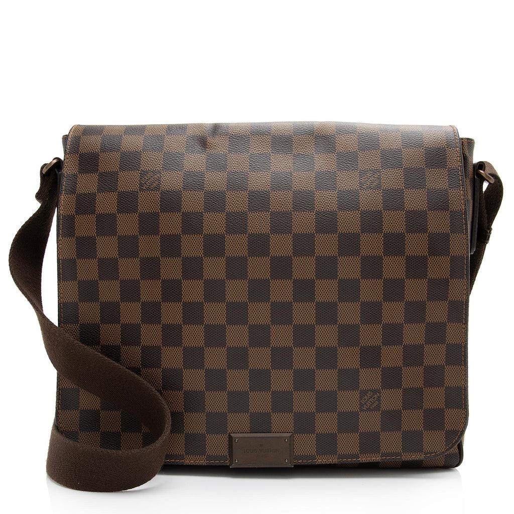 Louis Vuitton - Authenticated Brooklyn Bag - Synthetic Brown for Men, Very Good Condition