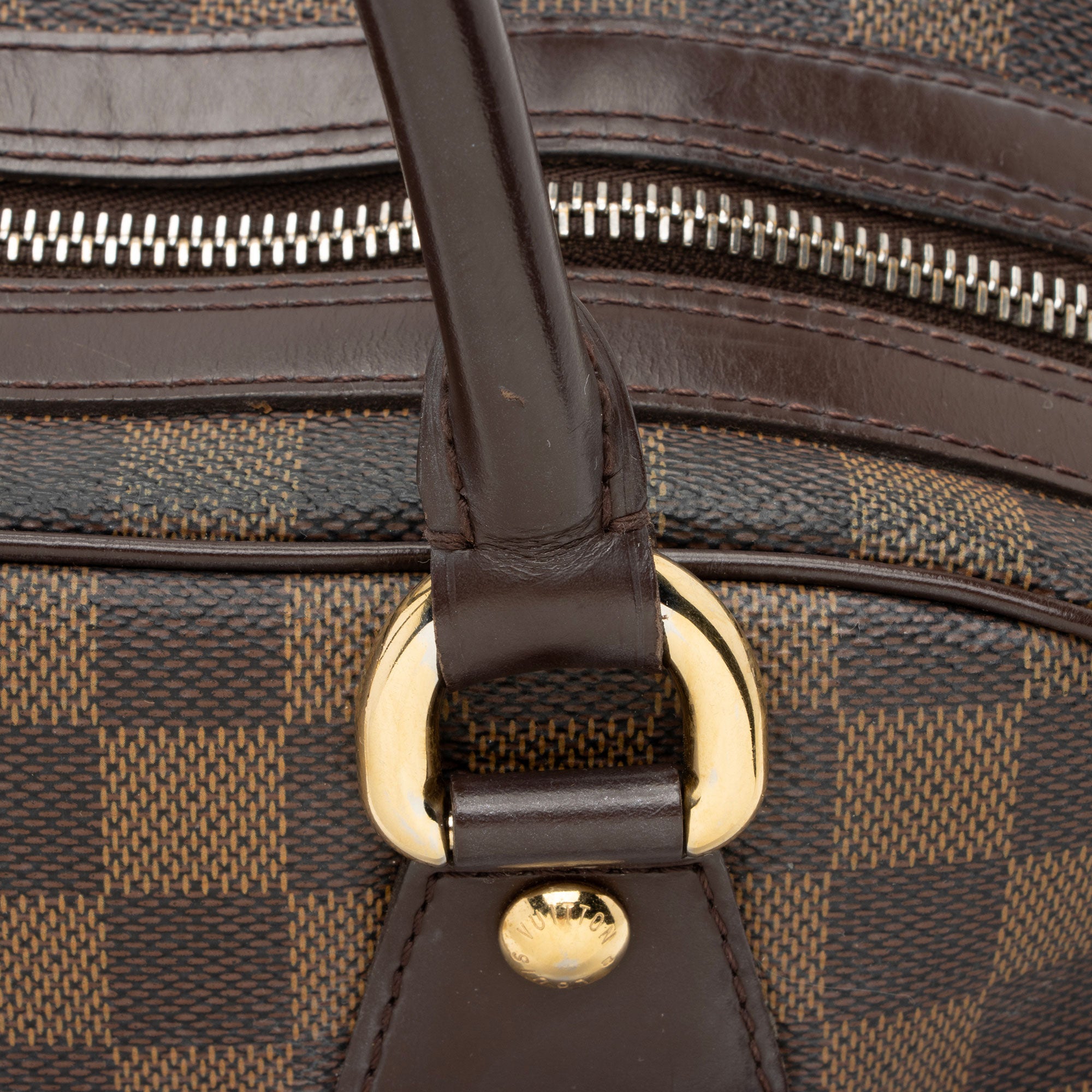 Louis Vuitton Damier Ebene Duomo Satchel (SHF-Xc3fau)