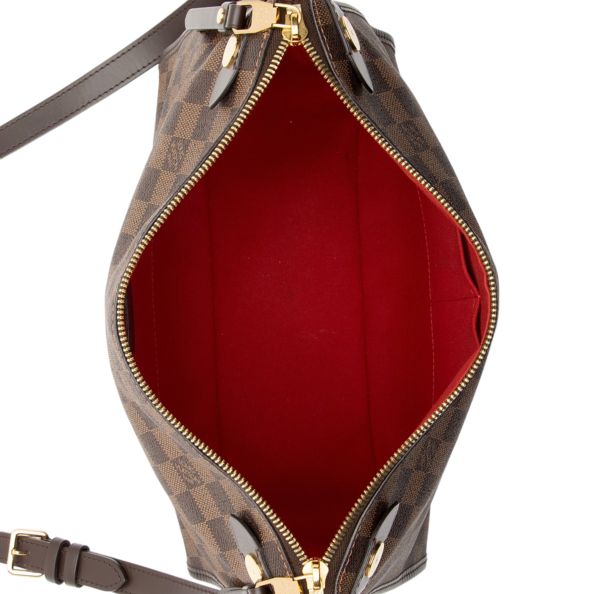 Louis Vuitton Damier Ebene Duomo Shoulder Bag (SHF-t8lsLX)