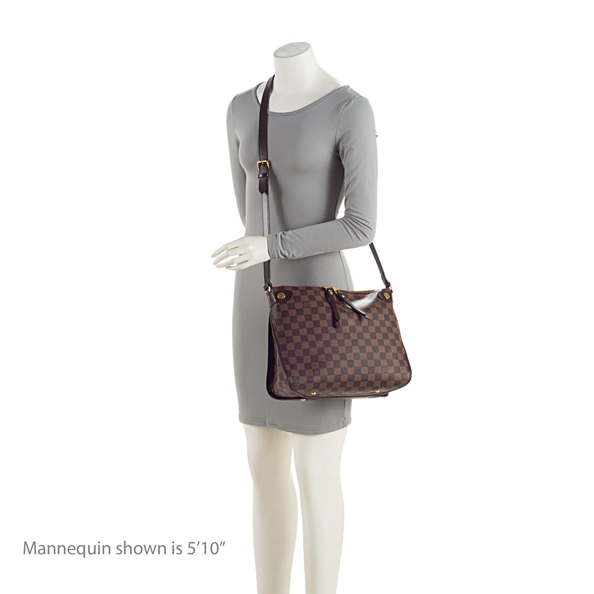 Louis Vuitton Damier Ebene Duomo Shoulder Bag (SHF-t8lsLX)
