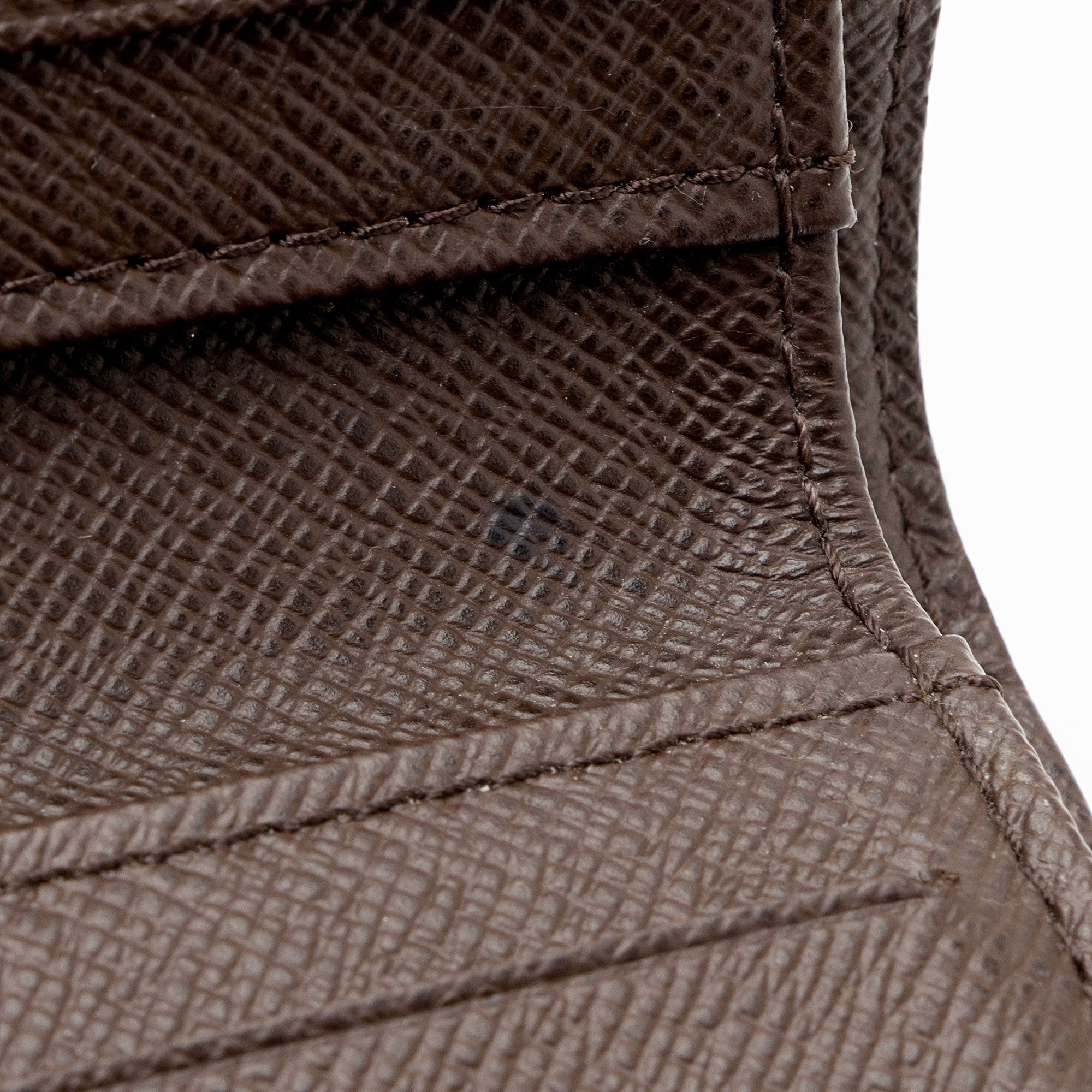 Louis Vuitton Damier Ebene Elise Wallet (SHF-BahmMe)