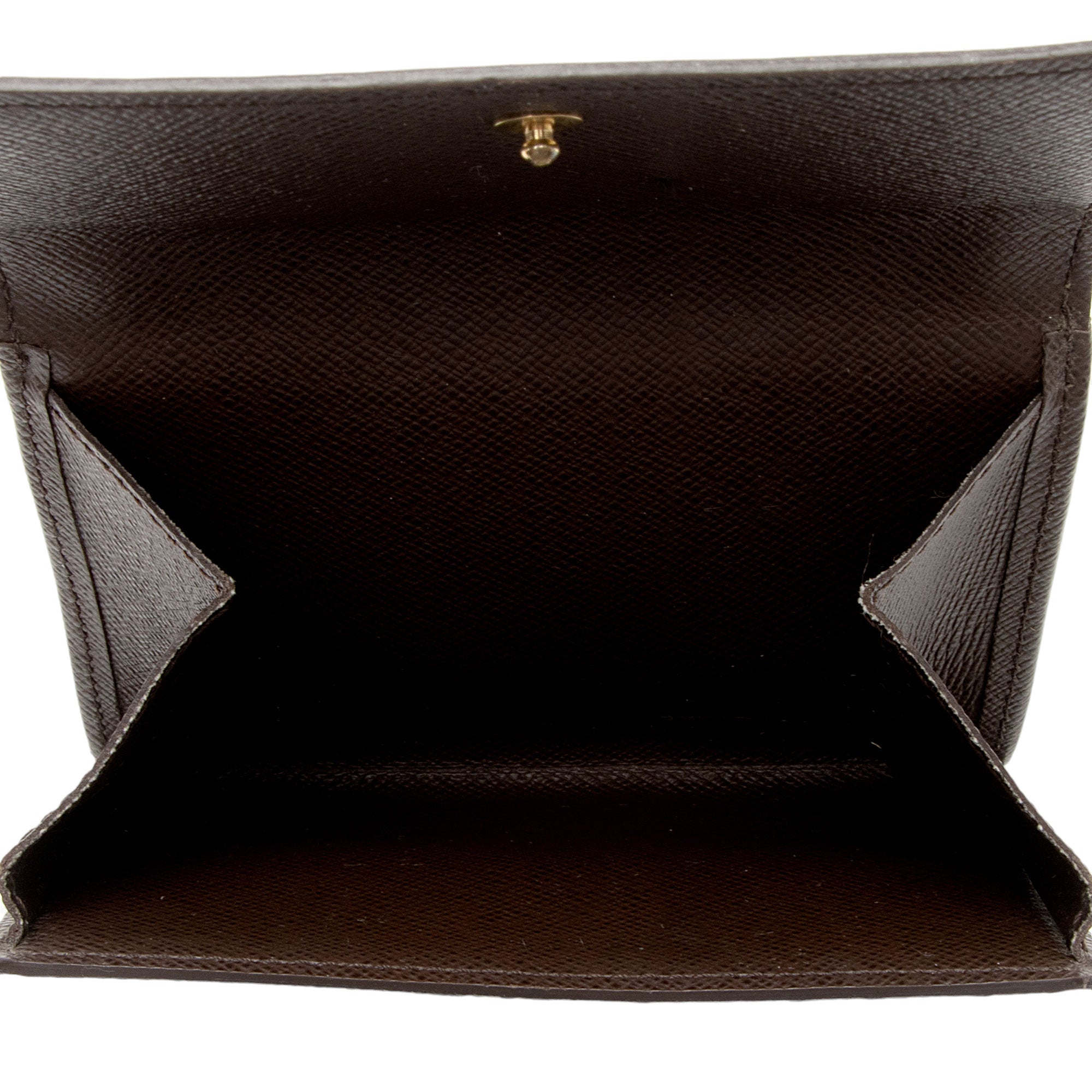 Louis Vuitton Damier Ebene Elise Wallet (SHF-BahmMe)