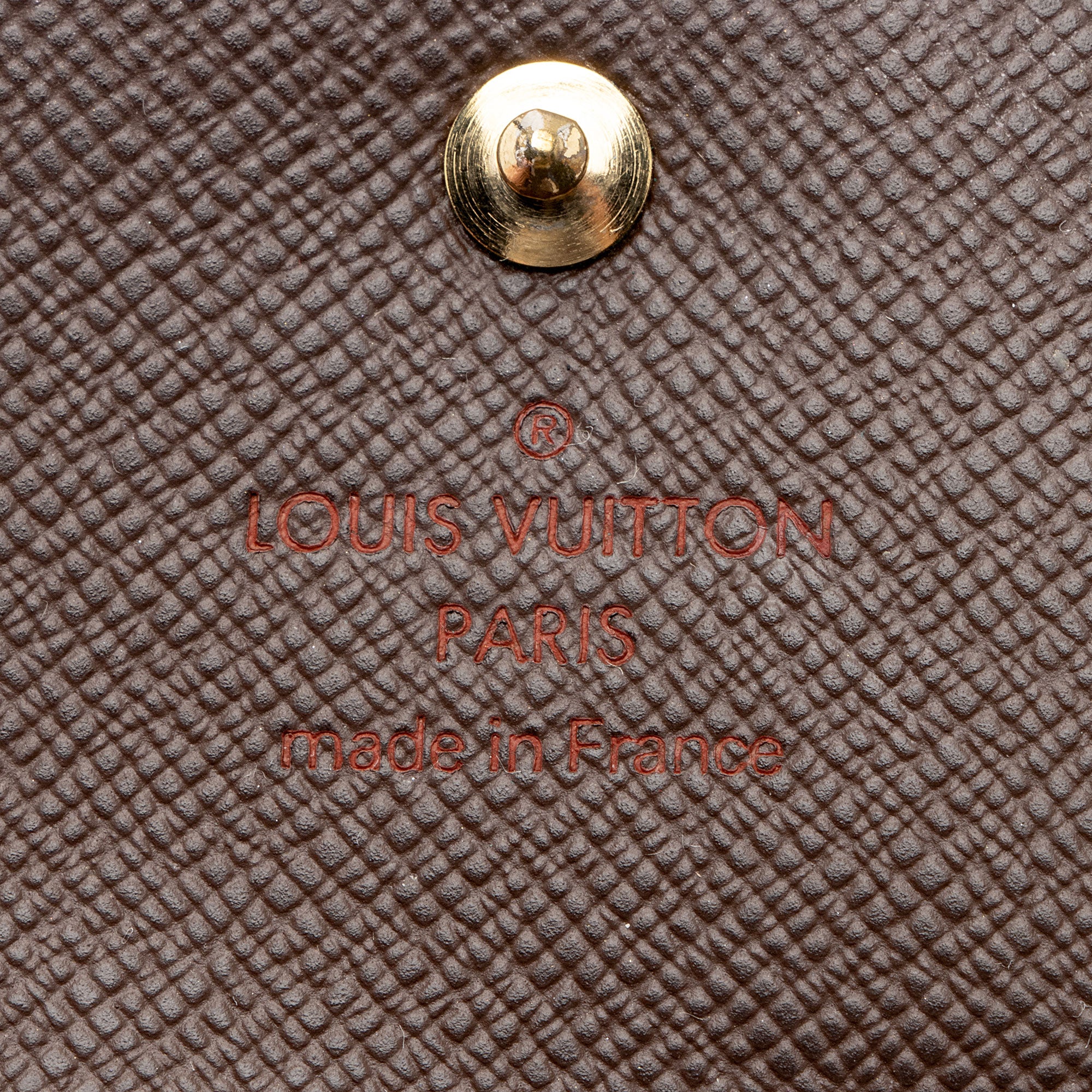 Louis Vuitton Damier Ebene Elise Wallet (SHF-BahmMe)