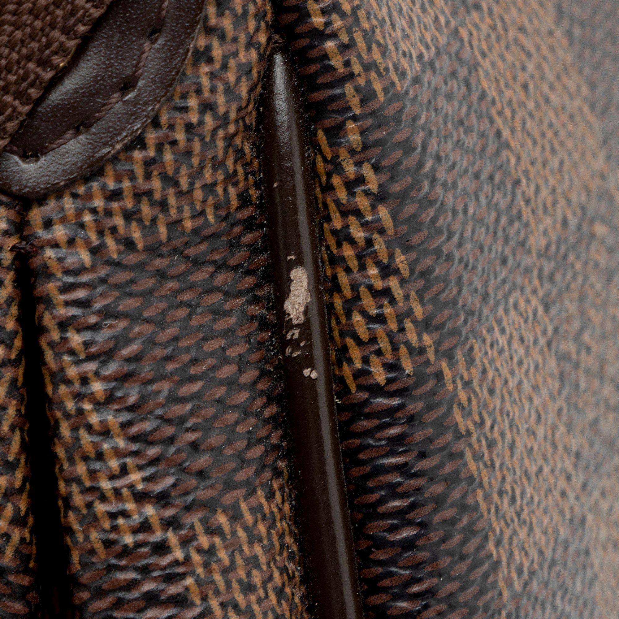 Louis Vuitton Damier Ebene Eva Clutch (SHF-qSPZyJ)