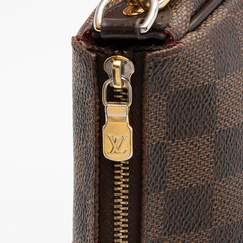 Louis Vuitton Damier Ebene Eva Clutch SHF 6lCVUB LuxeDH