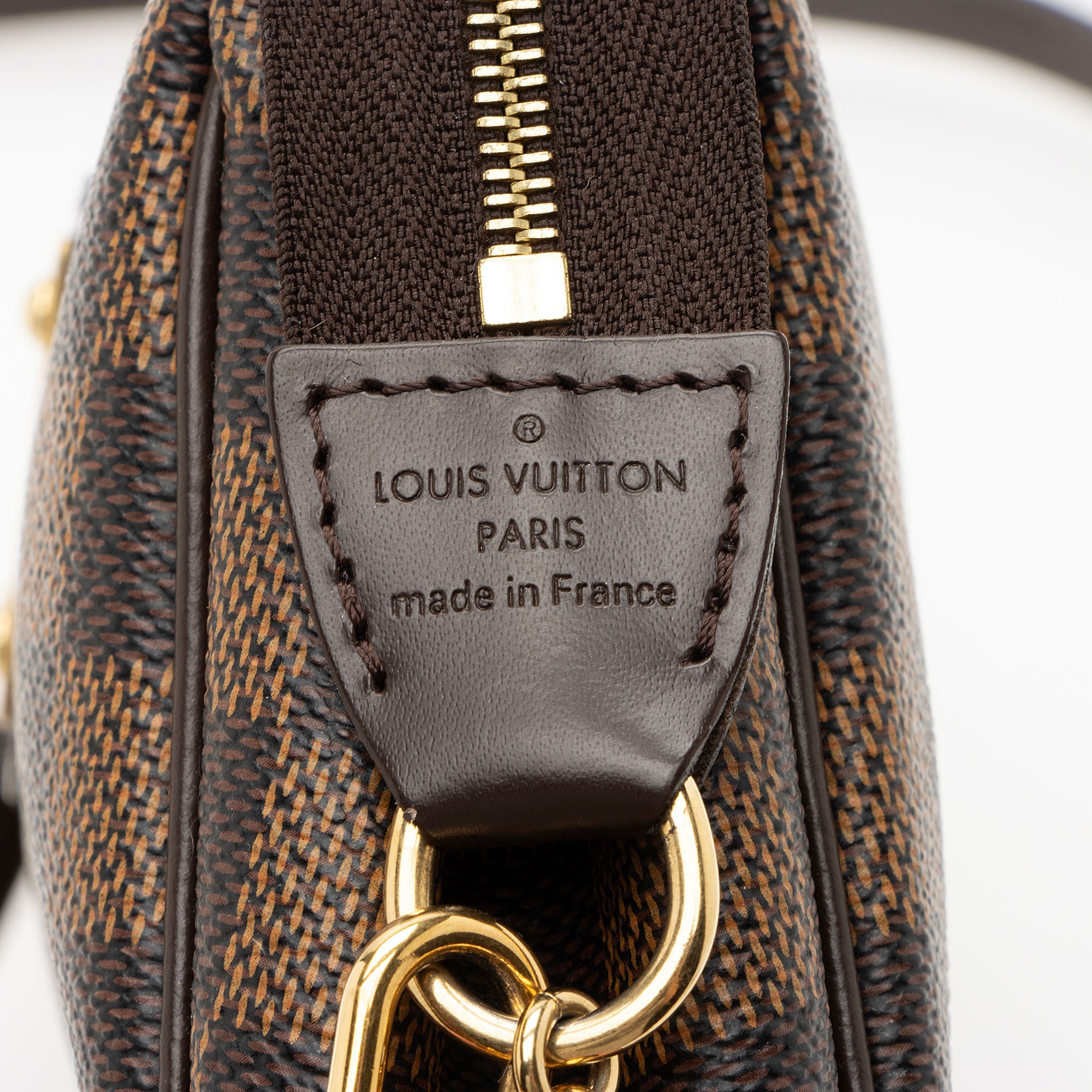 Louis Vuitton Damier Ebene Eva Clutch