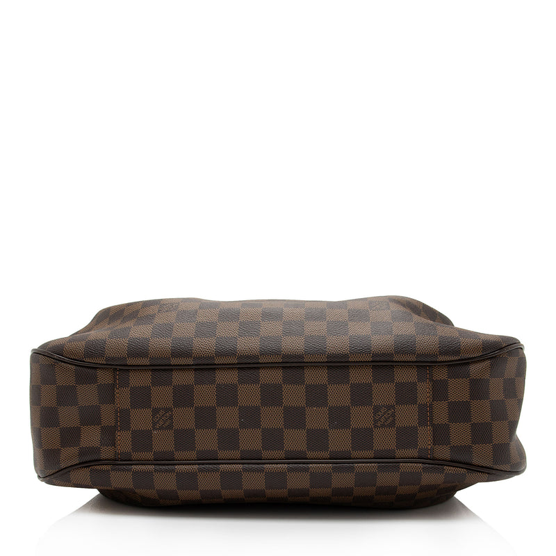 Louis Vuitton Damier Ebene Evora MM Shoulder Bag (SHF-wDevBc)