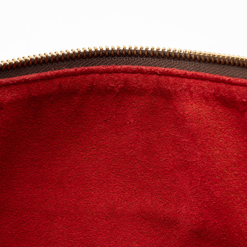 Louis Vuitton Damier Ebene Evora MM Shoulder Bag (SHF-lyS7fG)