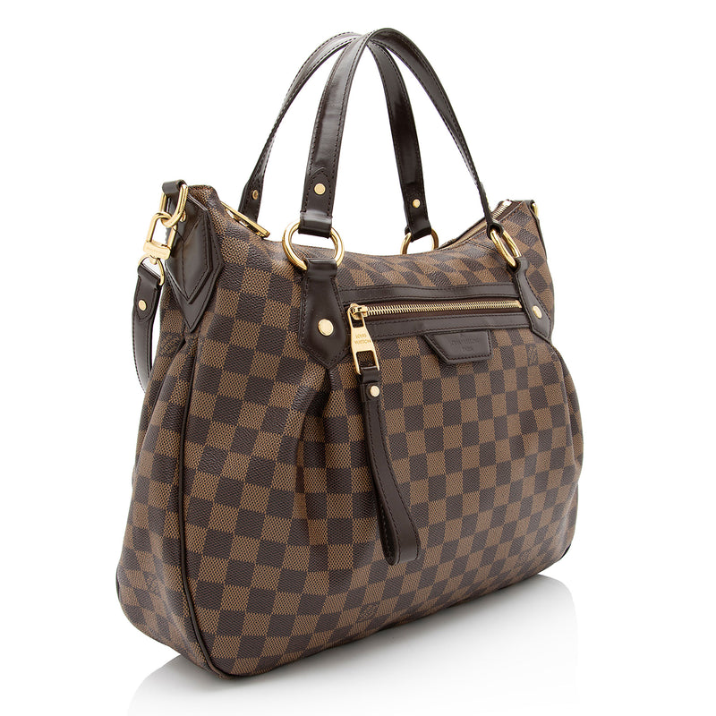Louis Vuitton Damier Ebene Evora MM Shoulder Bag (SHF-nGGIn6) – LuxeDH