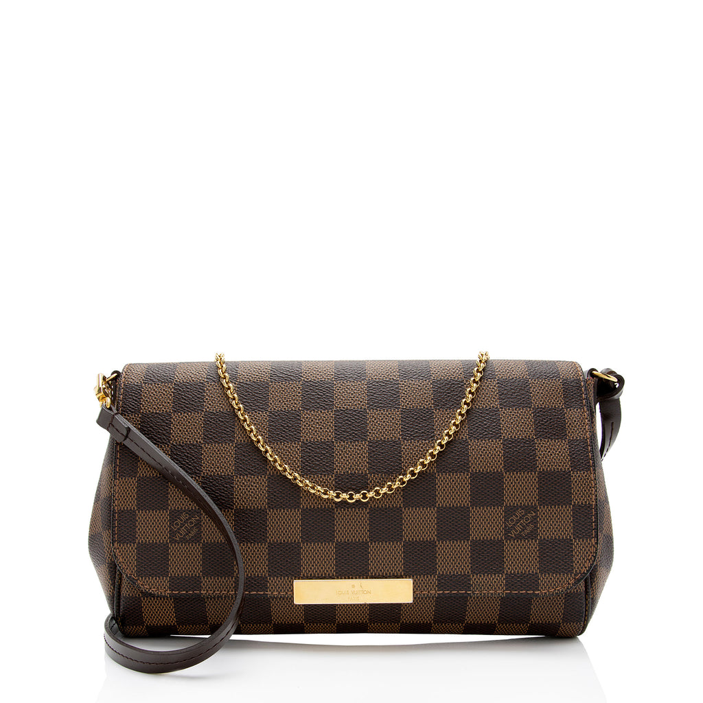 Louis Vuitton Damier Ebene Favorite MM Shoulder Bag (SHF-wPjeDv) – LuxeDH