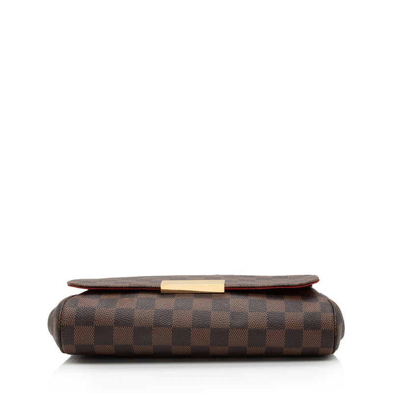 Louis Vuitton Damier Ebene Favorite MM Shoulder Bag (SHF-N1EPoh)