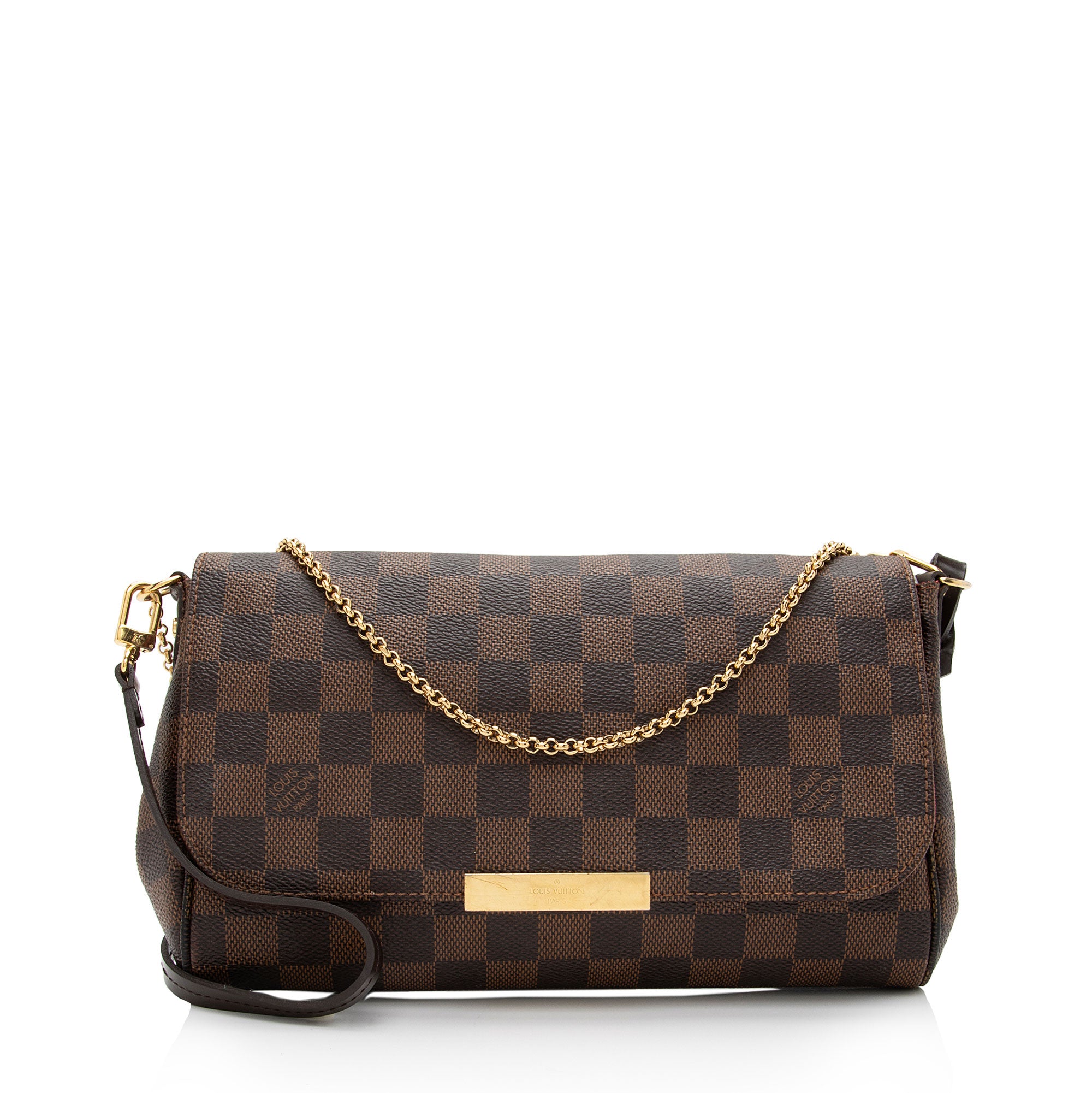 Louis Vuitton Damier Ebene Favorite MM Shoulder Bag (SHF-N1EPoh)