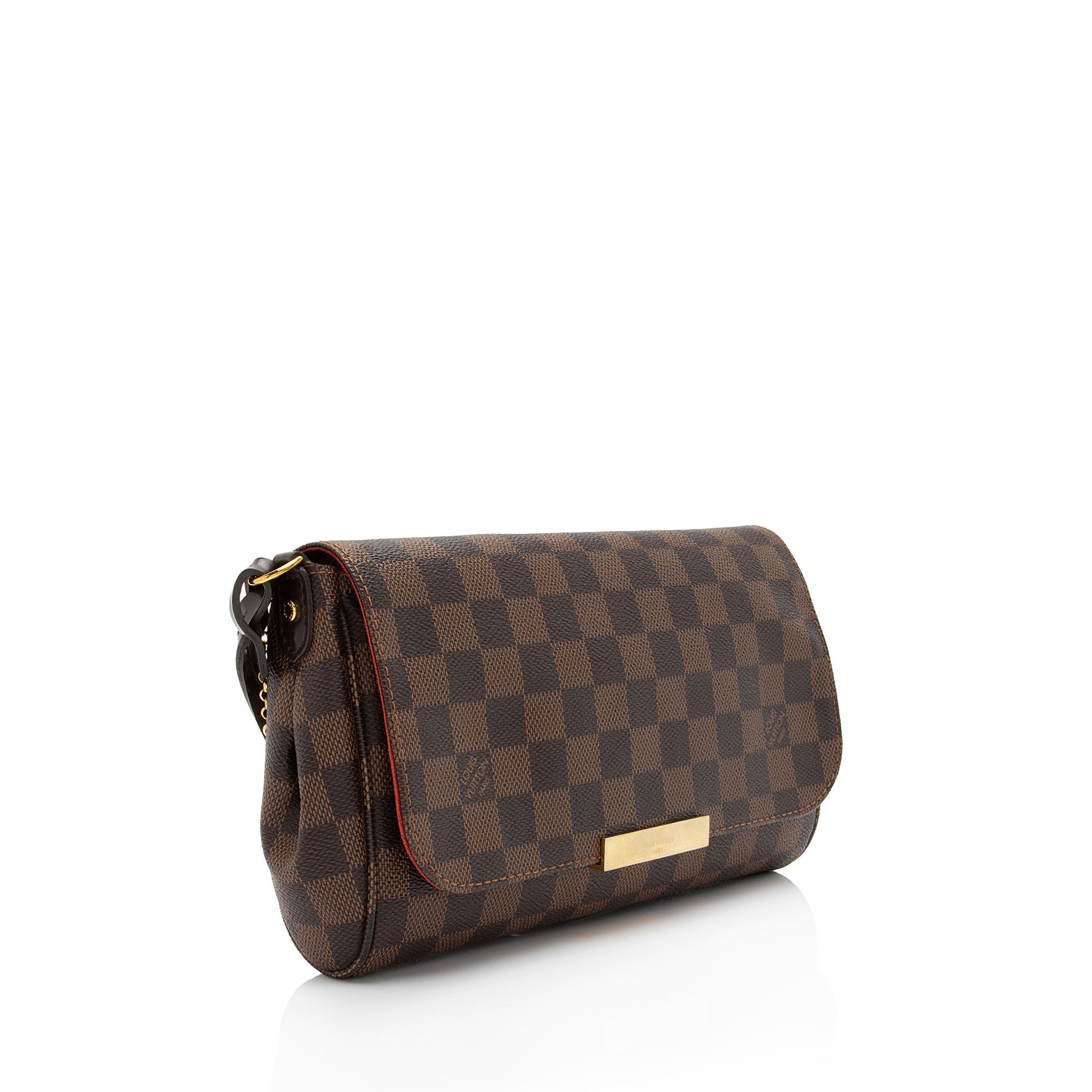 Louis Vuitton Damier Ebene Favorite MM Shoulder Bag (SHF-0DWjUf)