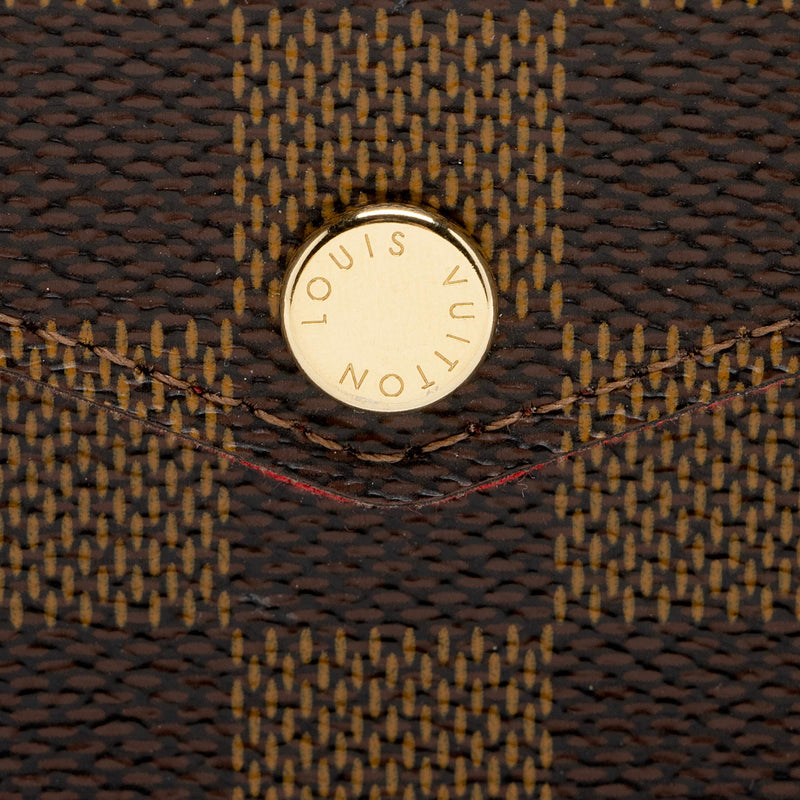 Louis Vuitton Ebene Monogram Canvas Félicie Pochette Gold Hardware