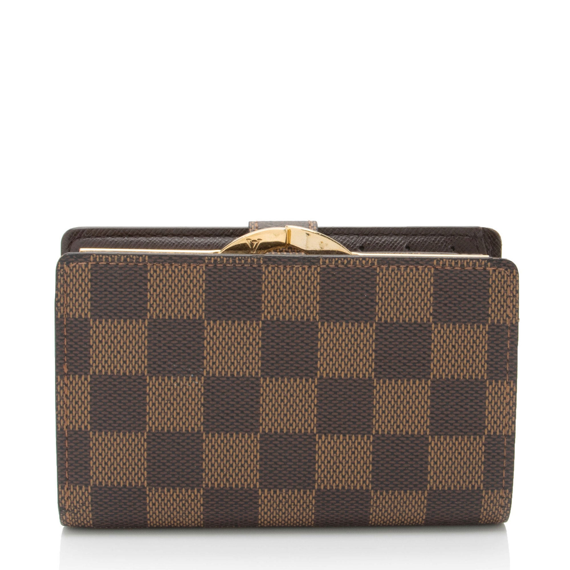 Louis Vuitton Damier Ebene French Purse Wallet (SHF-ApgxCX)