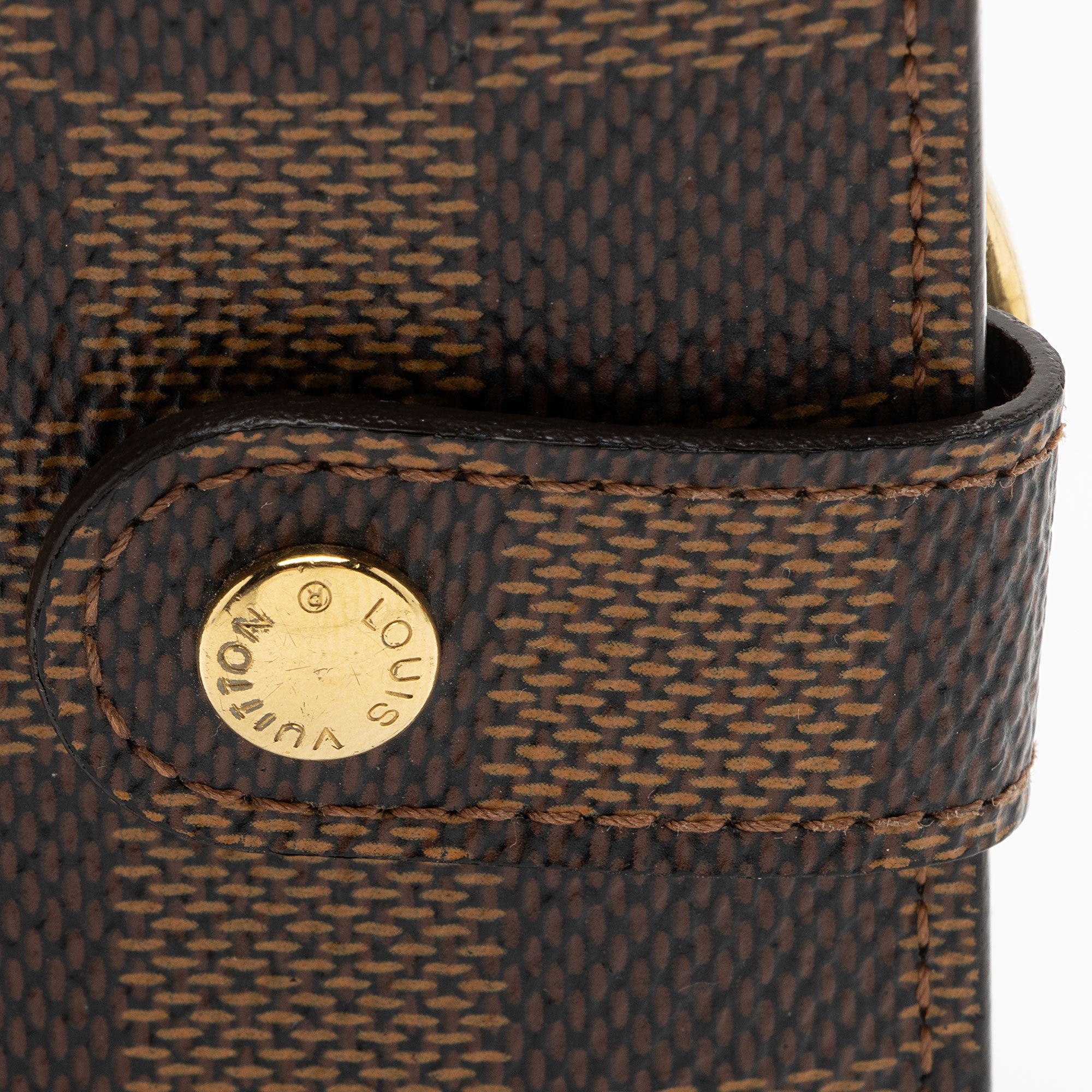 Louis Vuitton Damier Ebene French Purse Wallet (SHF-ApgxCX)