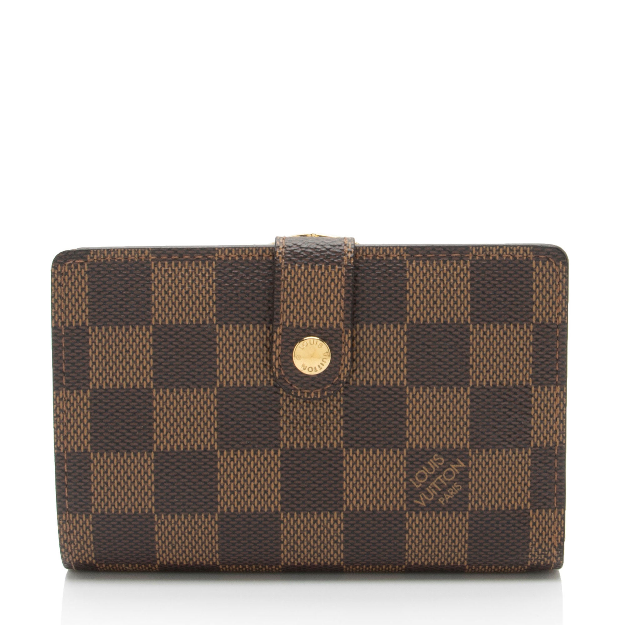 Louis Vuitton Damier Ebene French Purse Wallet (SHF-ApgxCX)