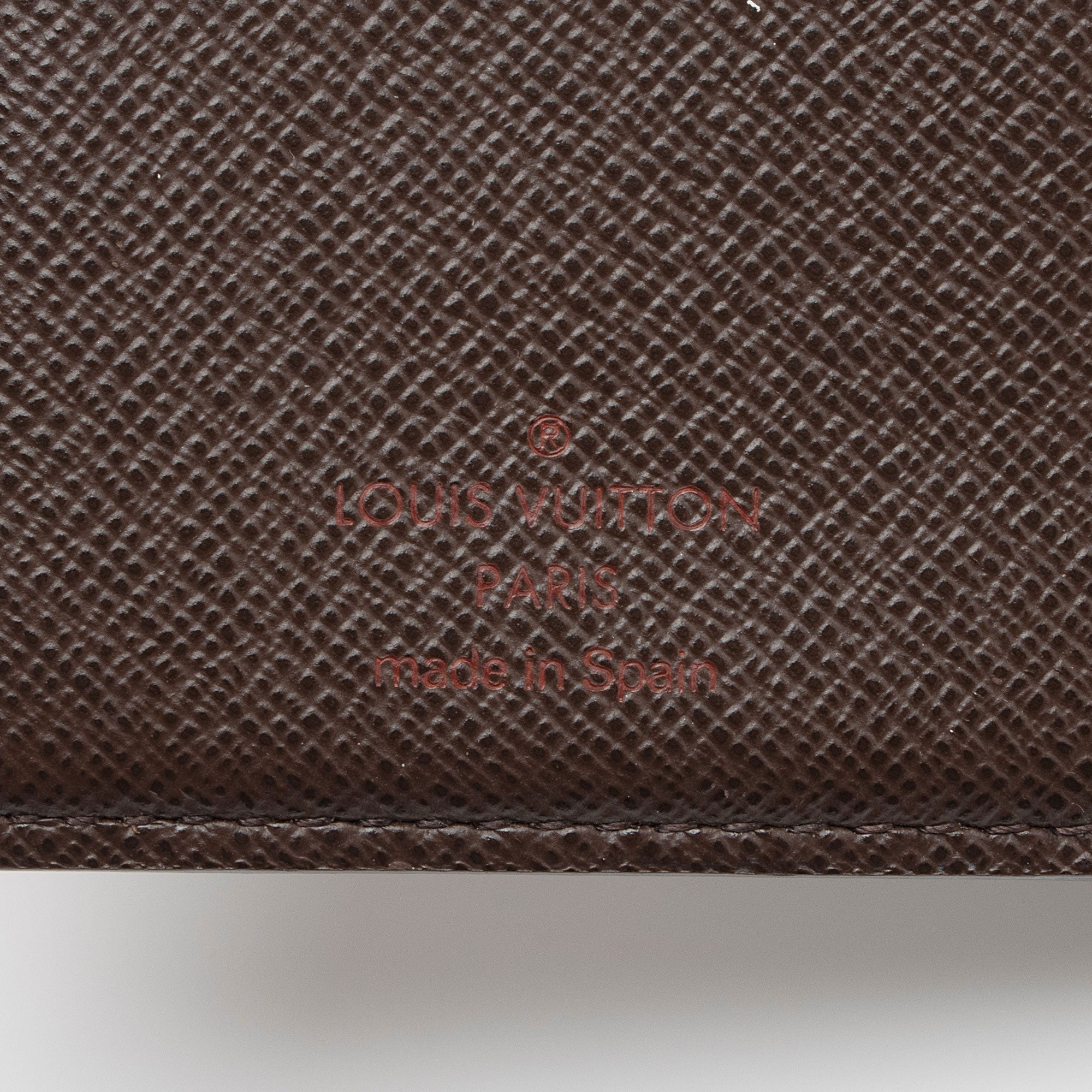 Louis Vuitton Damier Ebene French Purse Wallet (SHF-ApgxCX)