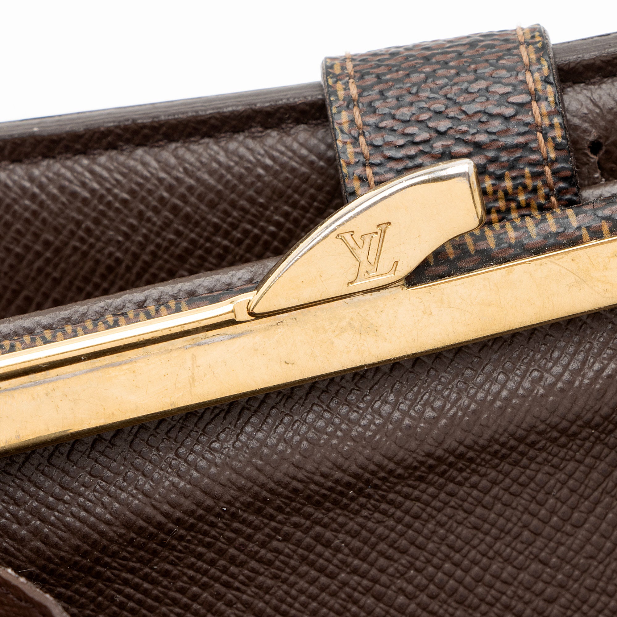 Louis Vuitton Damier Ebene French Wallet (SHF-naesa0)