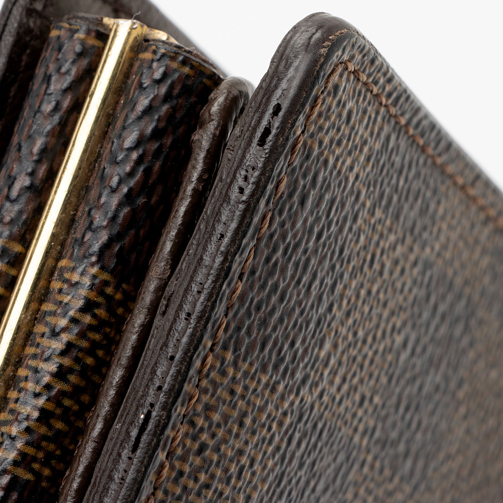 Louis Vuitton Damier Ebene French Wallet (SHF-naesa0)