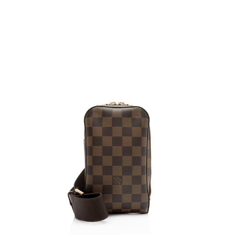 Louis Vuitton, Bags, Authentic Louis Vuitton Geronimo Bum Bag Damier Ebene