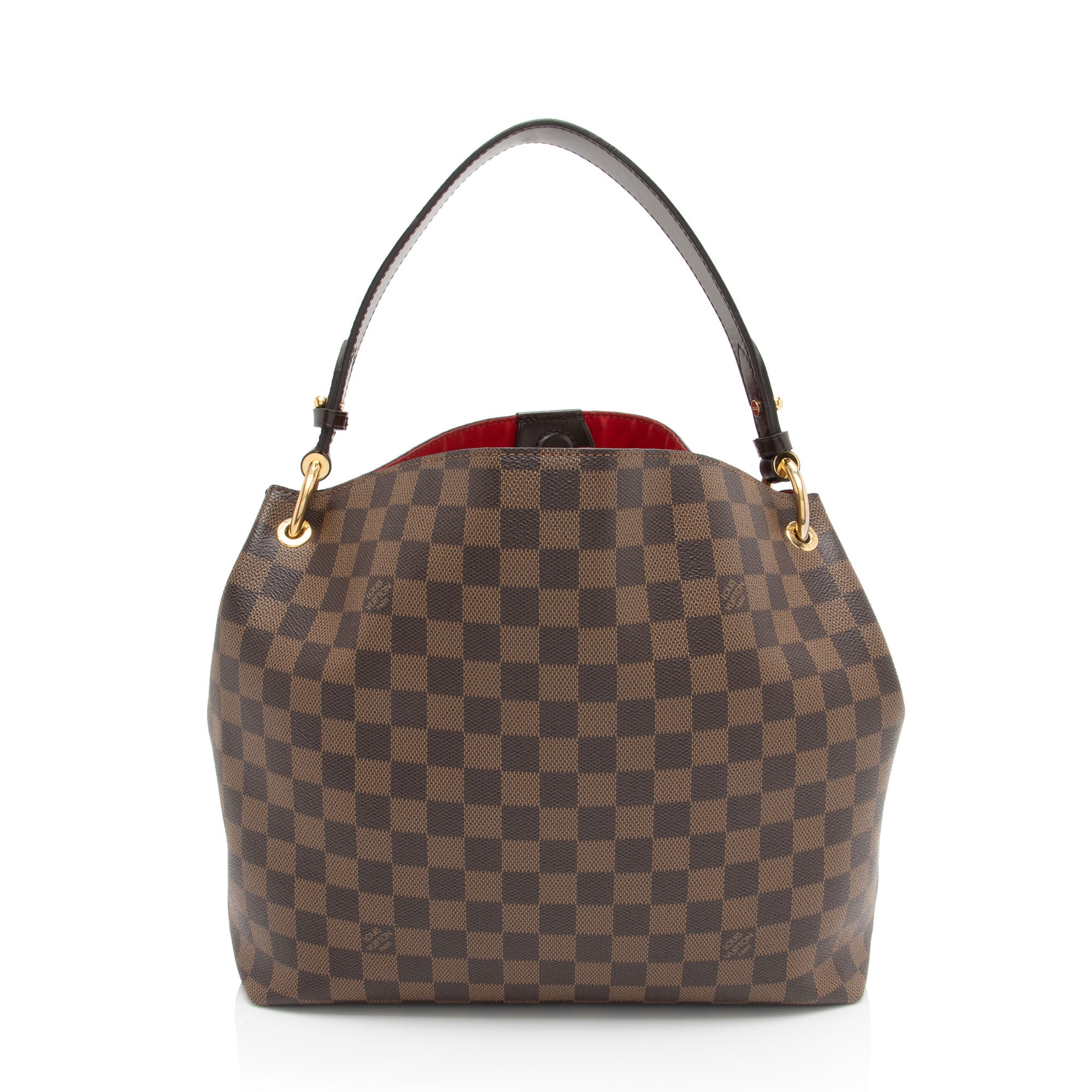 Louis Vuitton Damier Ebene Graceful PM Hobo (SHF-7GmGY0)