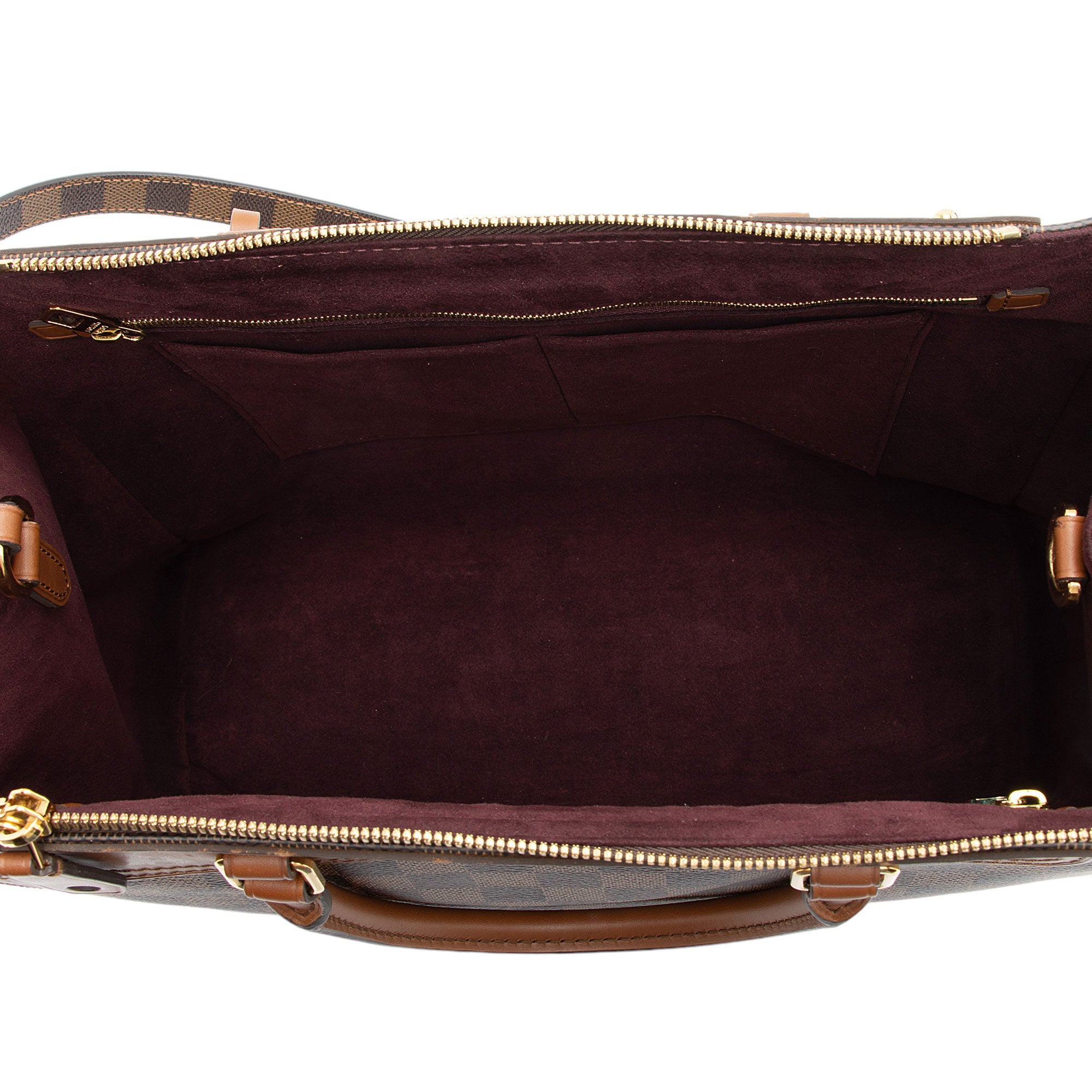 Louis Vuitton Damier Ebene Greenwich Satchel (SHF-hT7MVT)