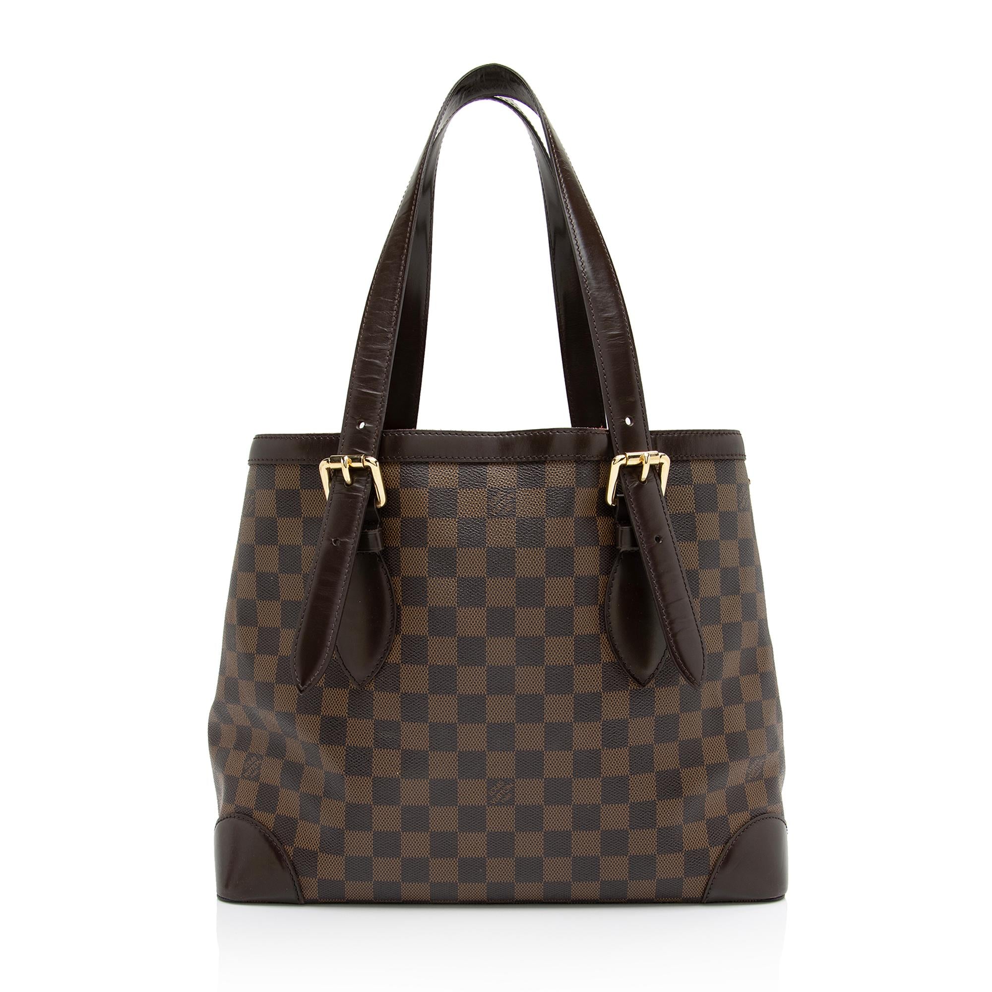 Louis Vuitton Damier Ebene Hampstead MM Tote (SHF-GFgtJB)
