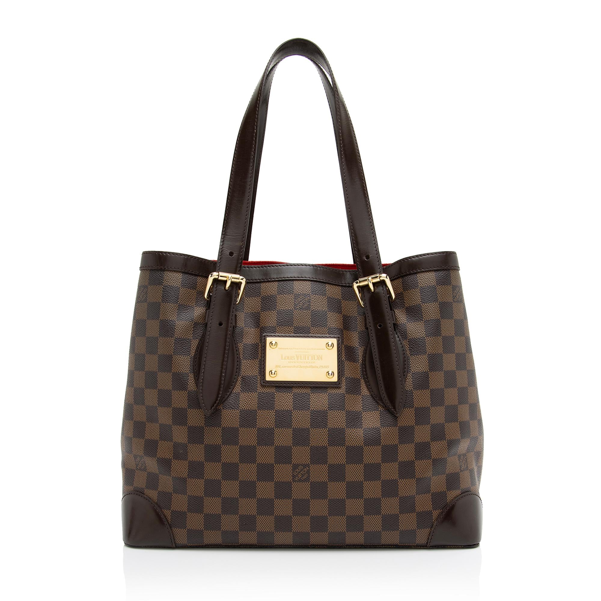 Louis Vuitton Damier Ebene Hampstead MM Tote (SHF-GFgtJB)