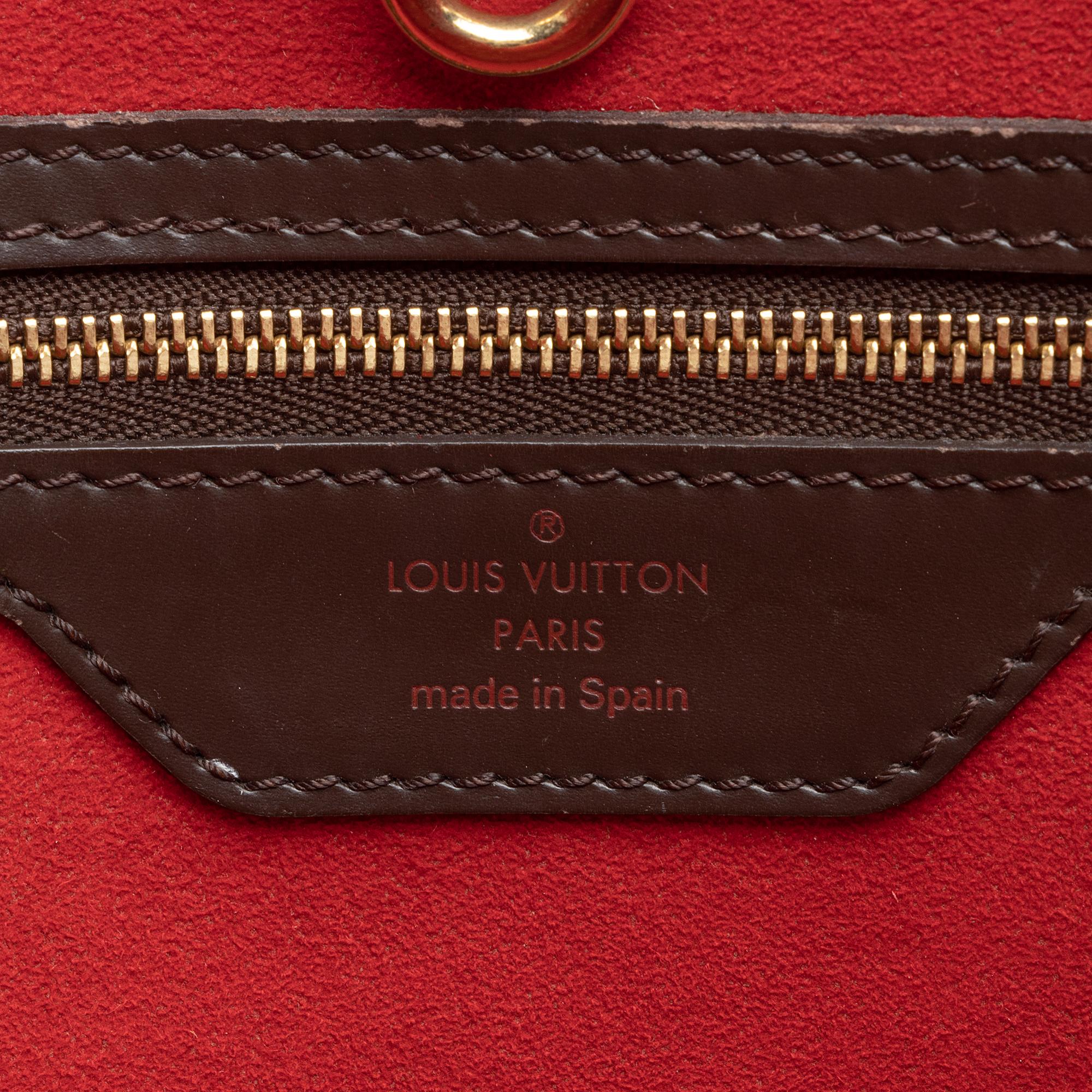 Louis Vuitton Damier Ebene Hampstead MM Tote (SHF-GFgtJB)