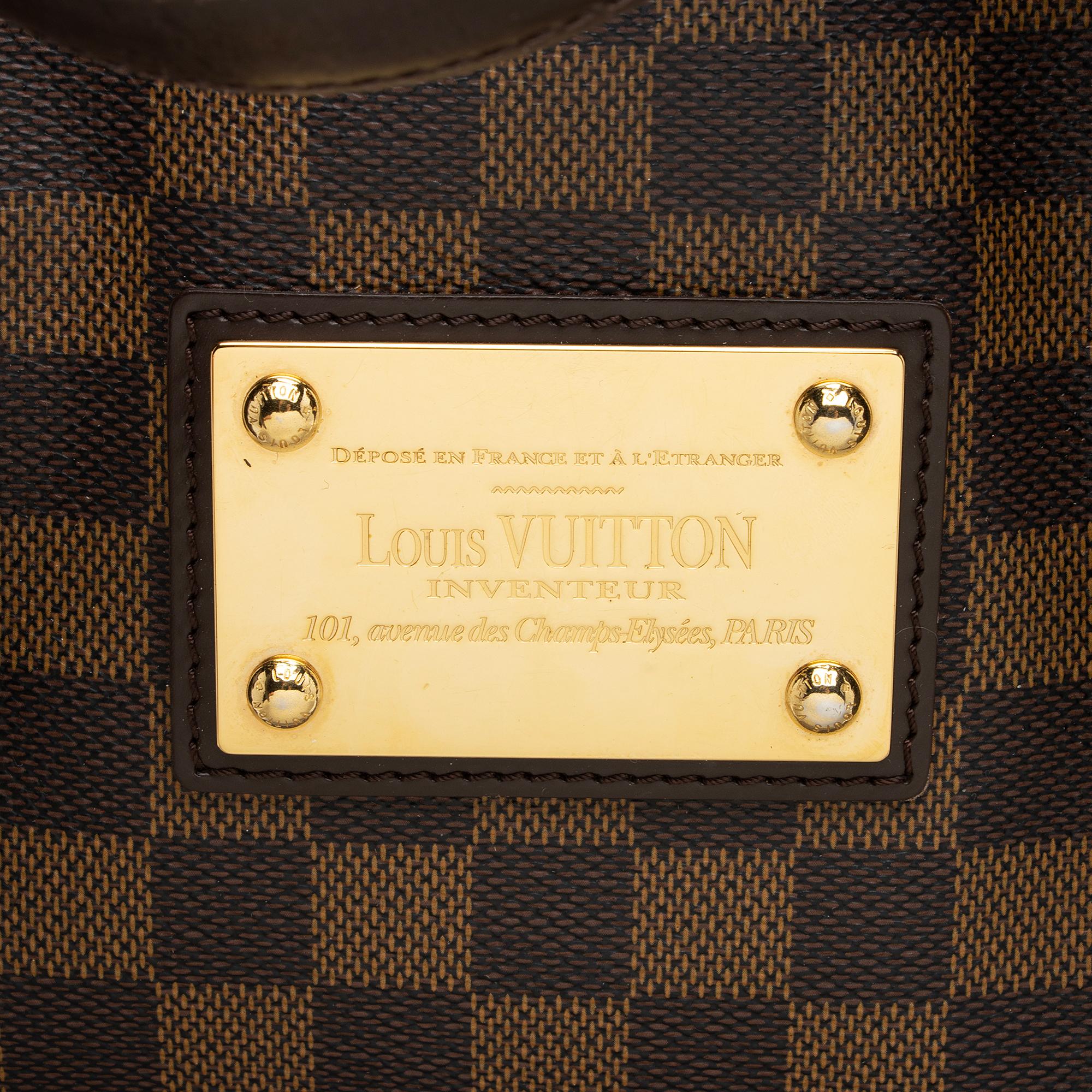 Louis Vuitton Damier Ebene Hampstead MM Tote (SHF-GFgtJB)