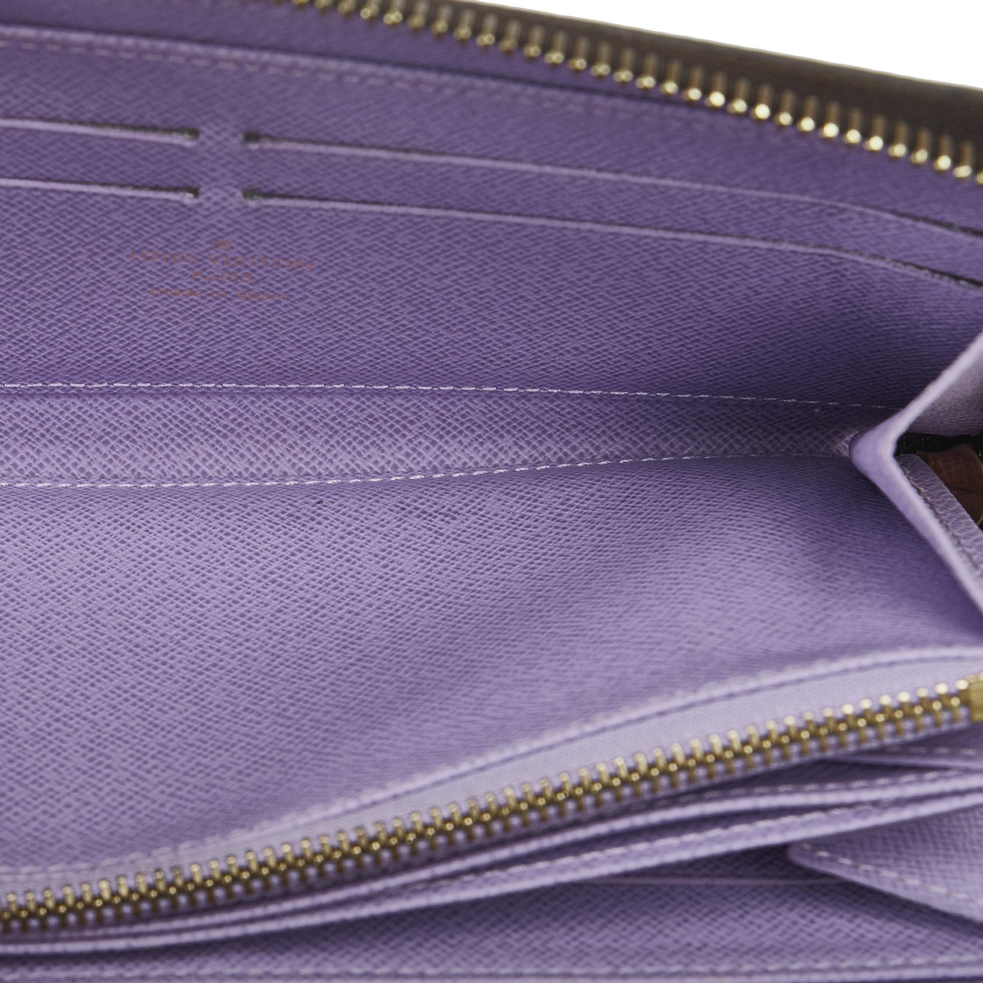Louis Vuitton Damier Ebene Illustre Zippy Long Wallet (SHG-Ec08fF)