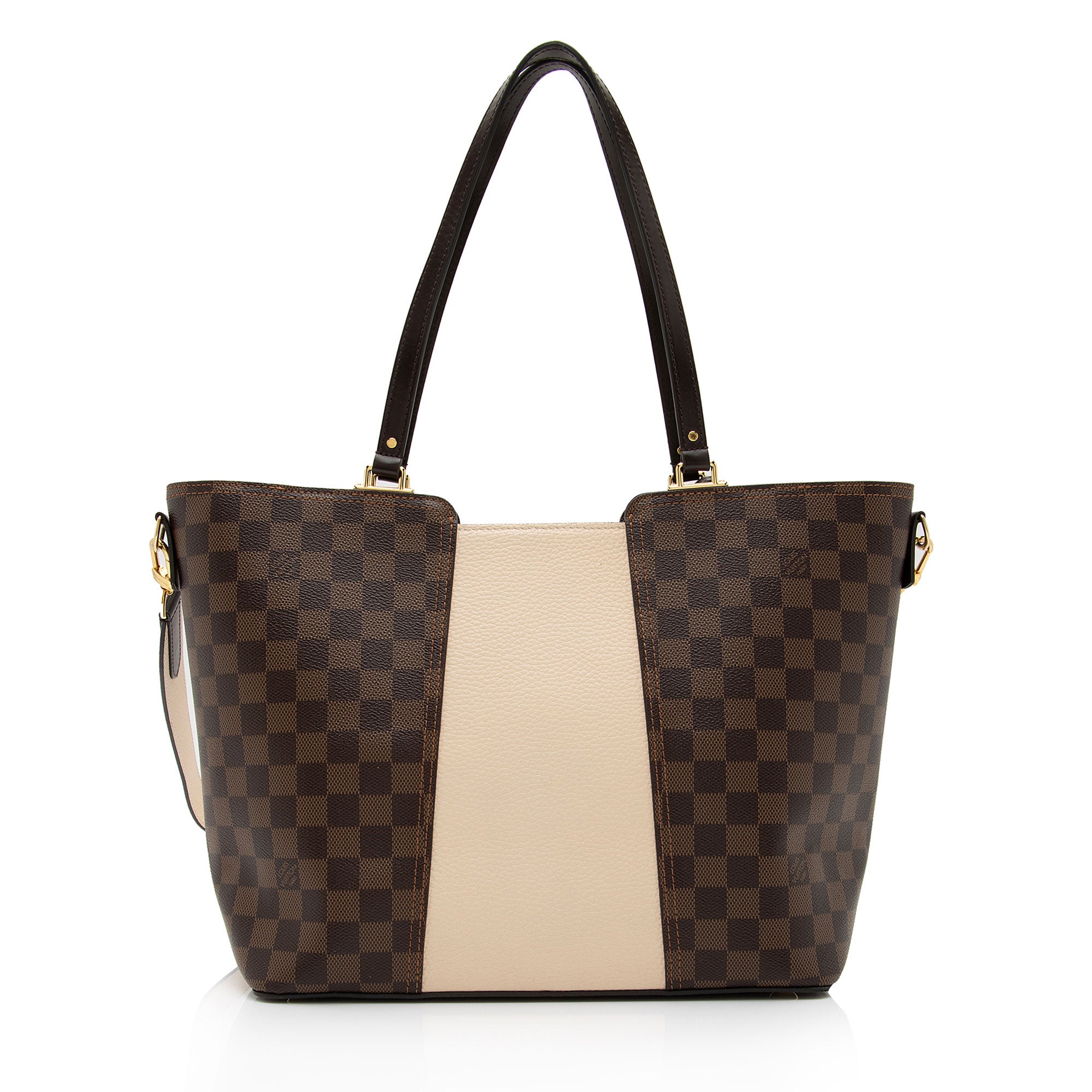 Louis Vuitton Damier Ebene Jersey Tote (SHF-njZMjN)