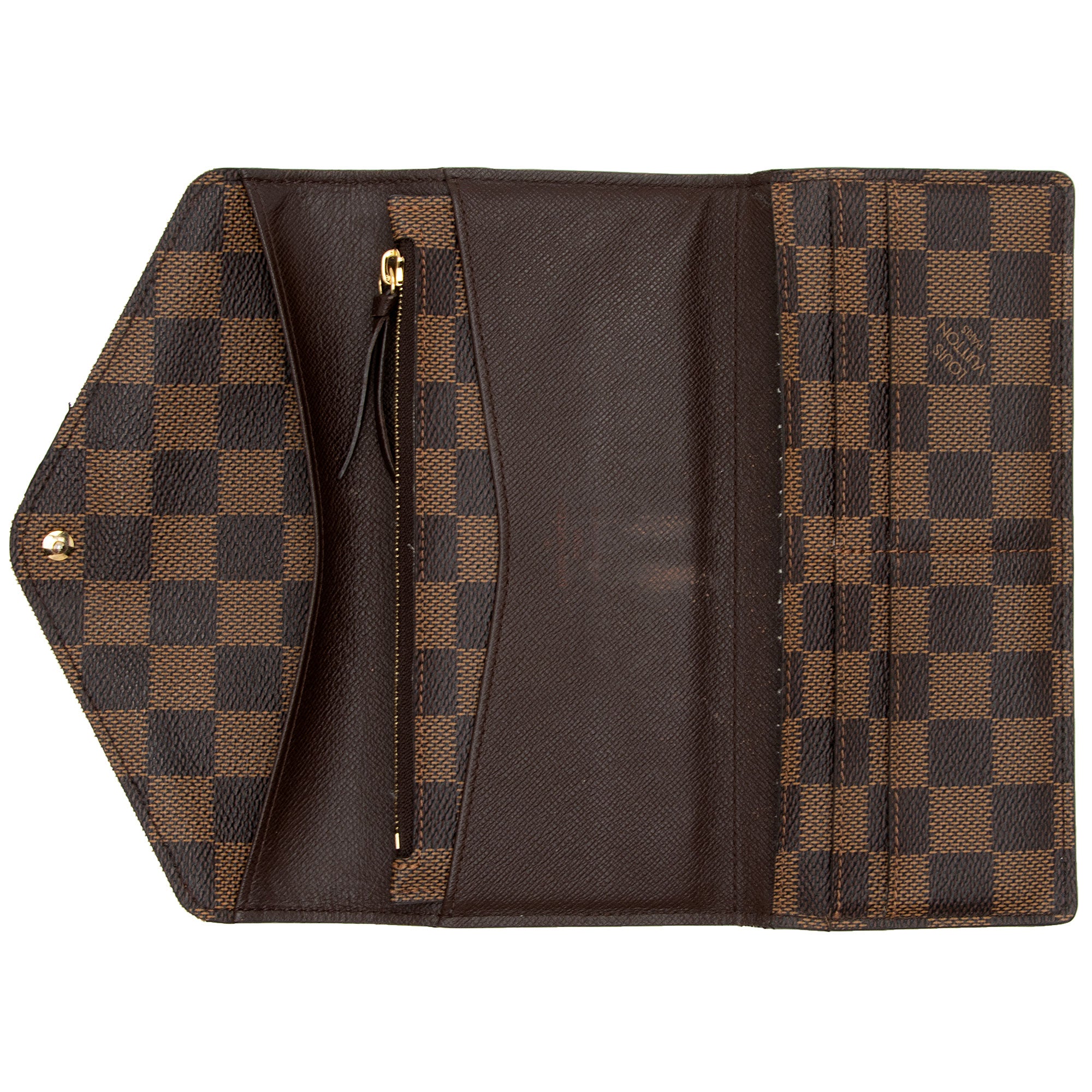 Louis Vuitton Damier Ebene Josephine Wallet (SHF-cUNAJT)