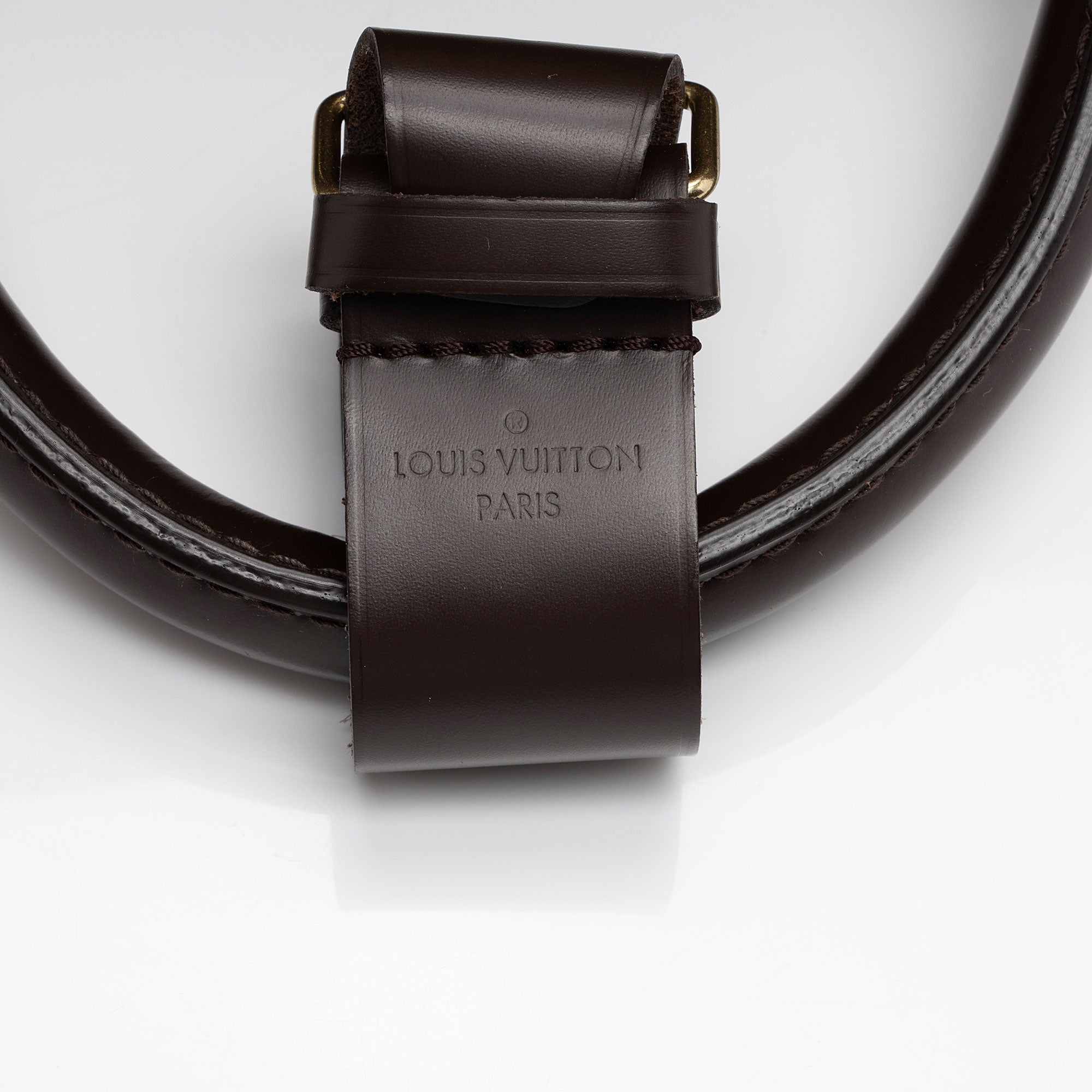Louis Vuitton Damier Ebene Keepall Bandouliere 55 Duffle Bag (SHF-tEajPT)