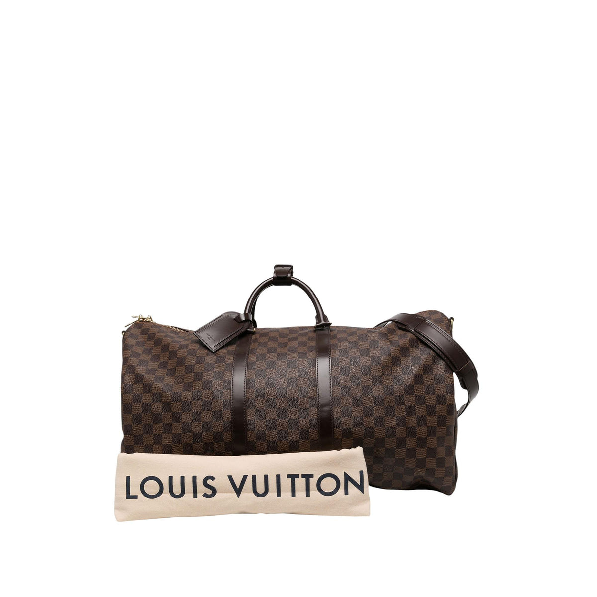 Louis Vuitton Damier Ebene Keepall Bandouliere 55